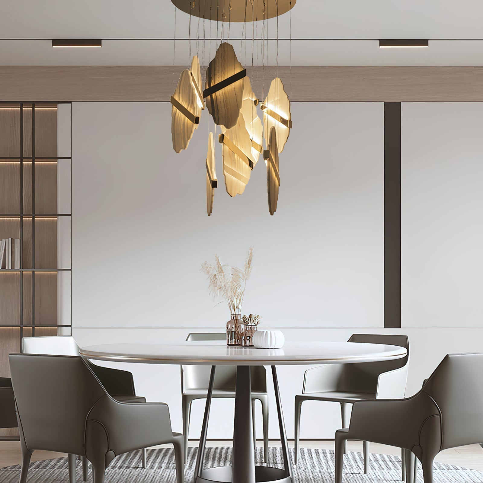 Olraeos Elegance Rock Jade Kronleuchter-Letslighting