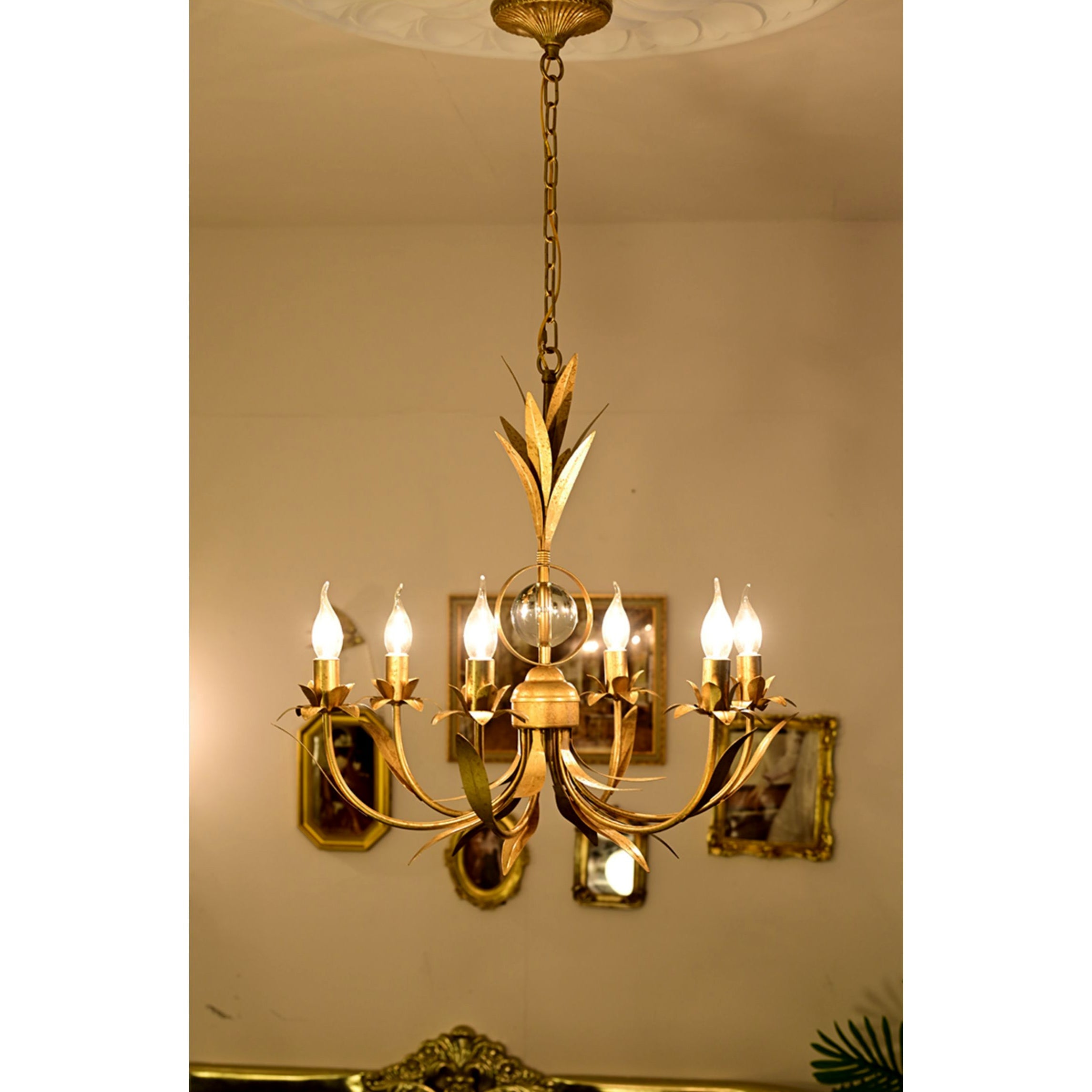 Zamarir Industrieller Vintage Kronleuchter mit 6 Leuchten-Letslighting
