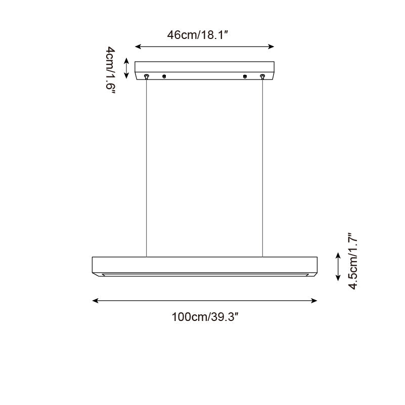 Delya Linear Travertine Pendant Lamp - Letslighting