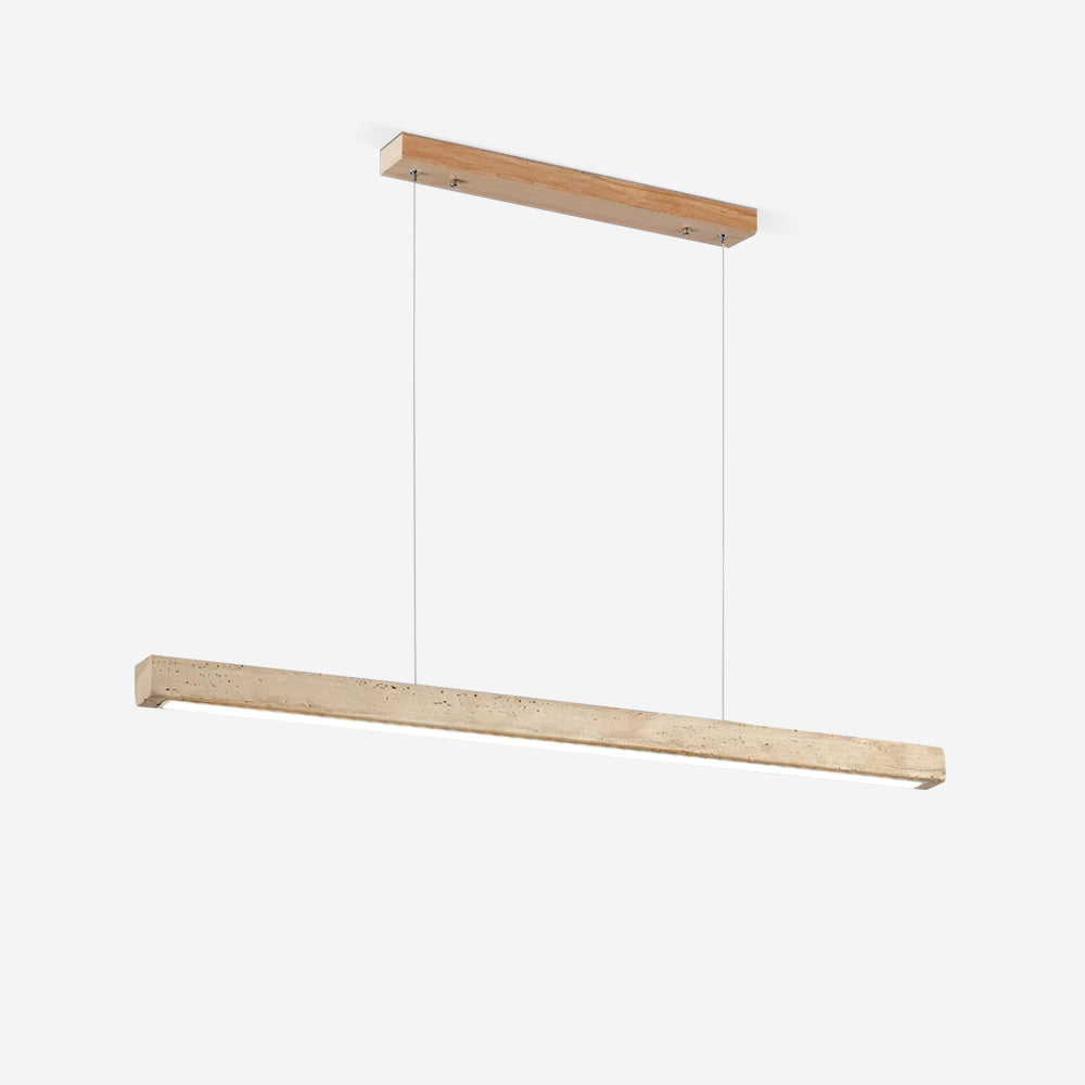 Delya Linear Travertine Pendant Lamp - Letslighting