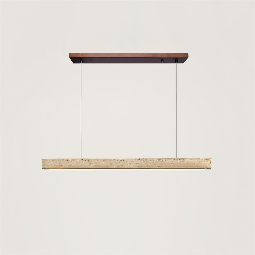 Delya Linear Travertine Pendant Lamp - Letslighting
