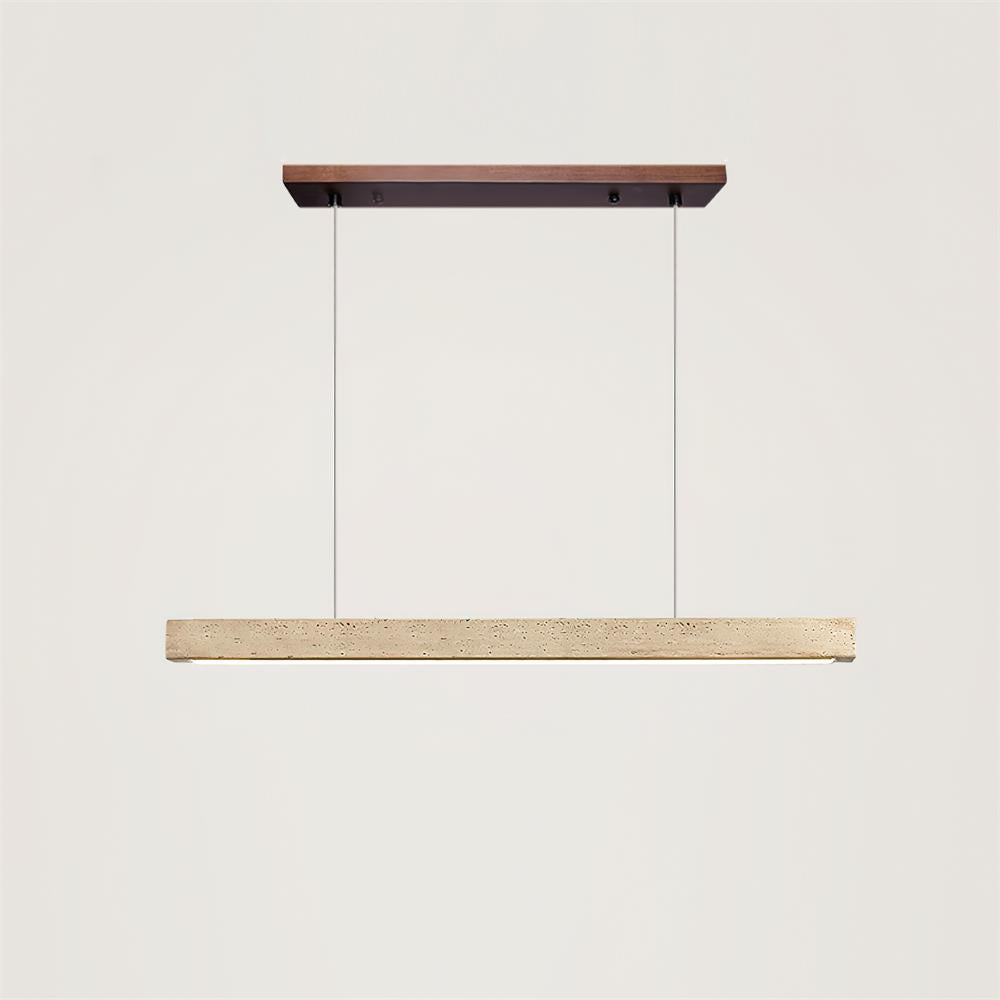 Delya Linear Travertine Pendant Lamp - Letslighting