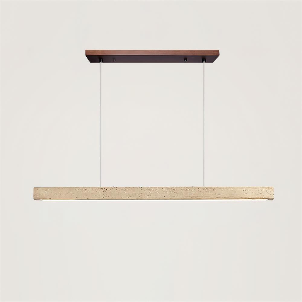 Delya Linear Travertine Pendant Lamp - Letslighting