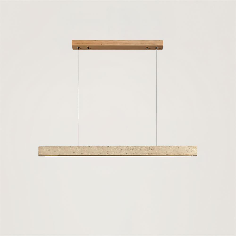Delya Linear Travertine Pendant Lamp - Letslighting