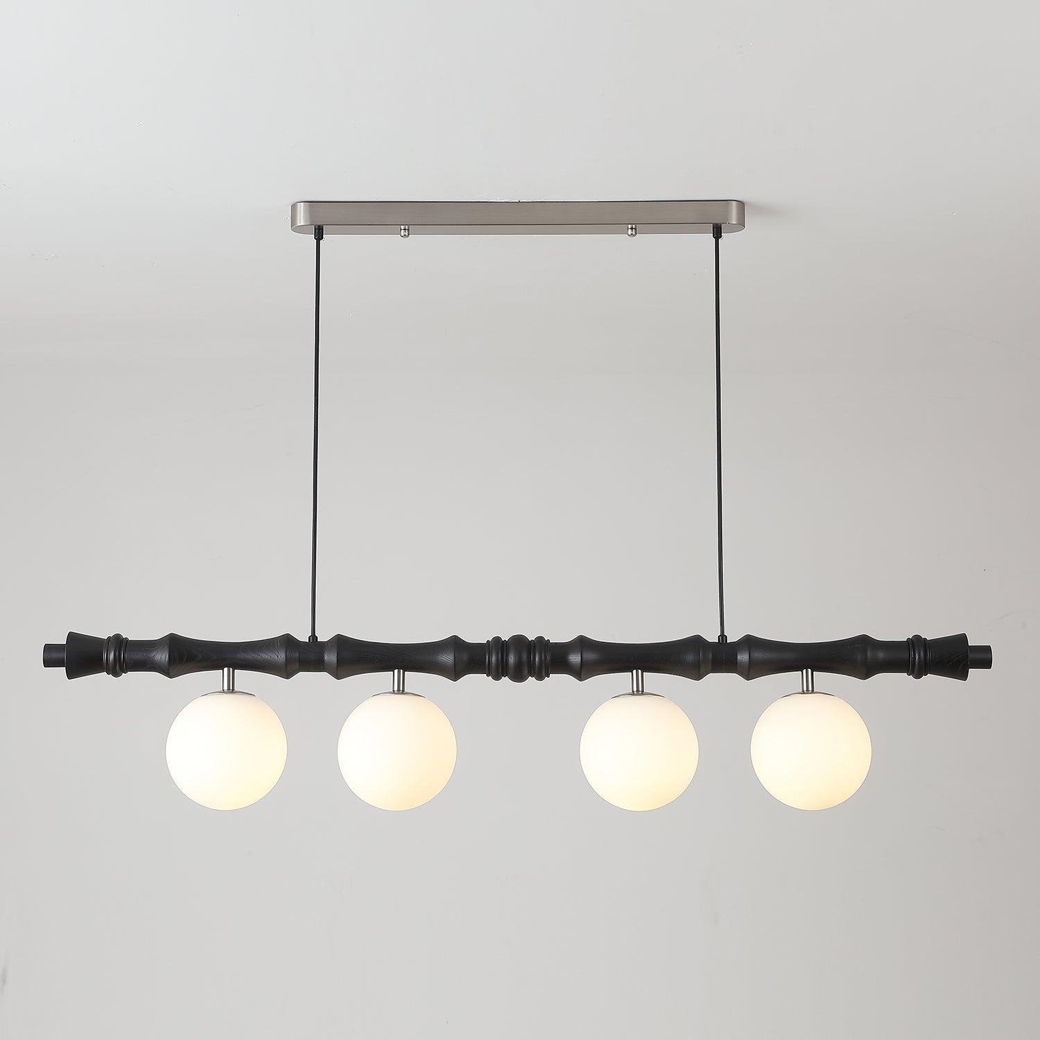 Bivio Pendelleuchte Holz Kugel Lineare Kronleuchter-Letslighting