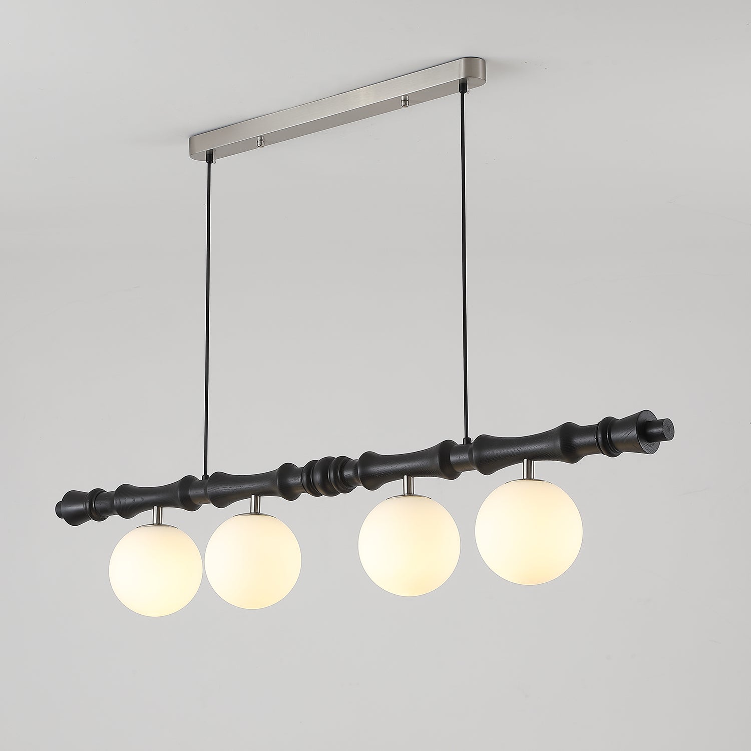 Bivio Pendelleuchte Holz Kugel Lineare Kronleuchter-Letslighting