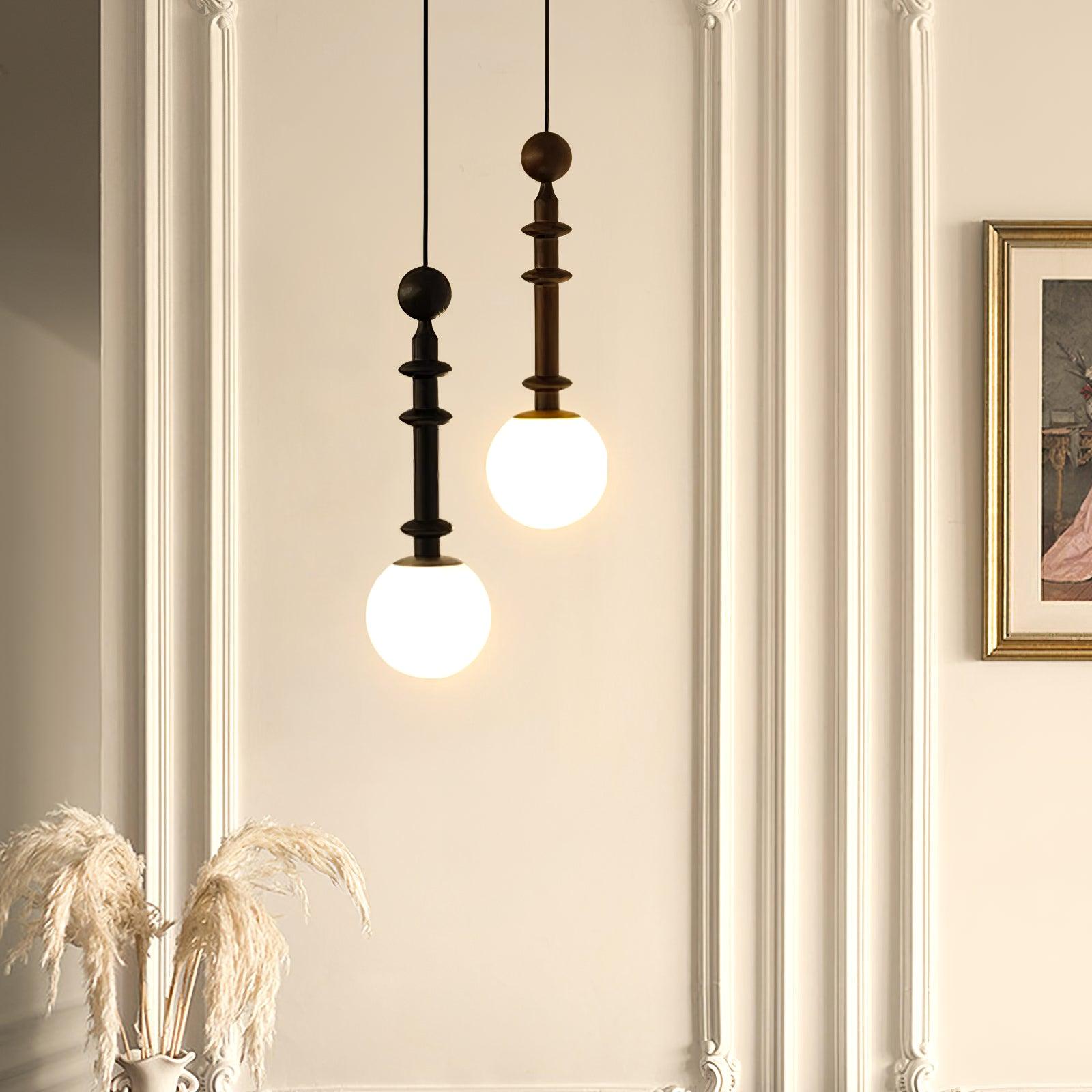 Vesera Industrielle Pendelleuchte aus Holz-Letslighting
