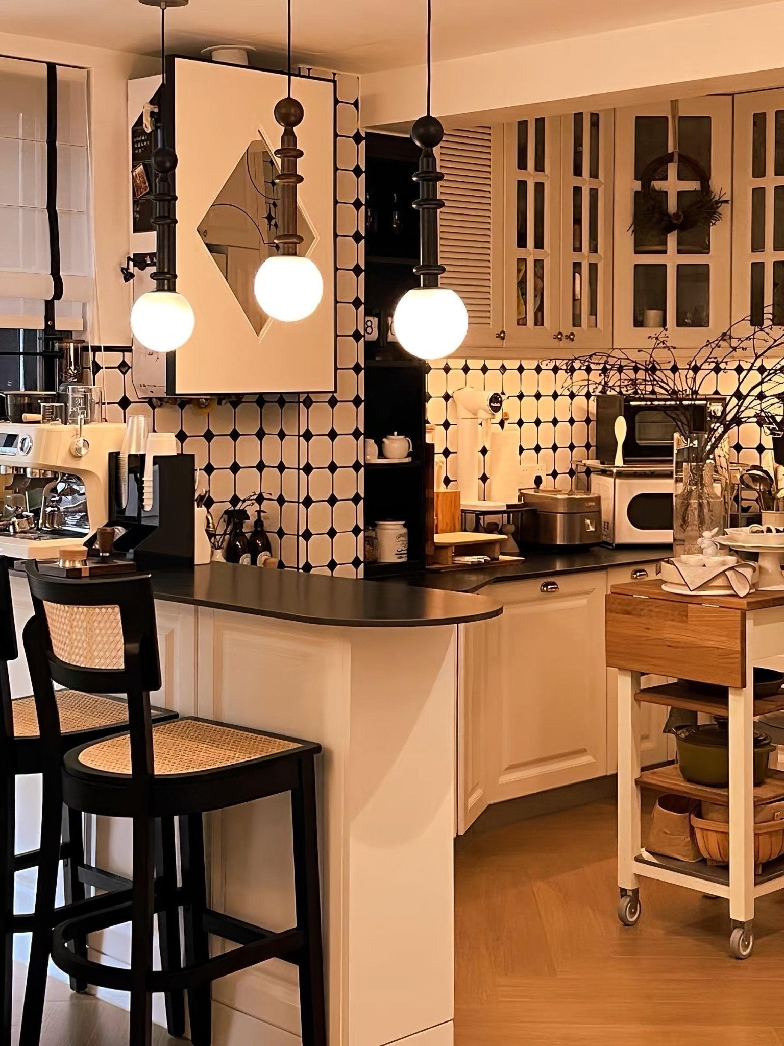 Vesera Industrielle Pendelleuchte aus Holz-Letslighting