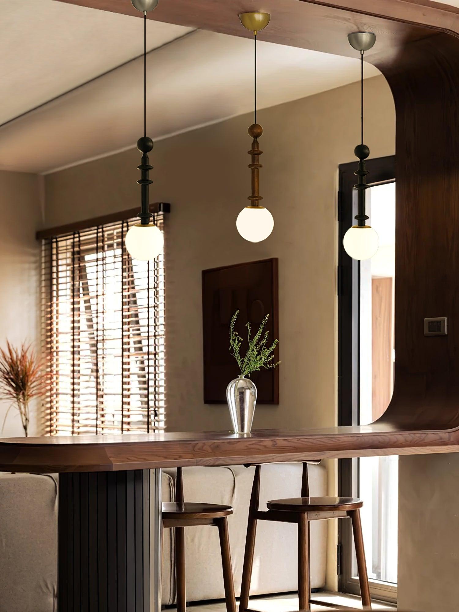 Vesera Industrielle Pendelleuchte aus Holz-Letslighting
