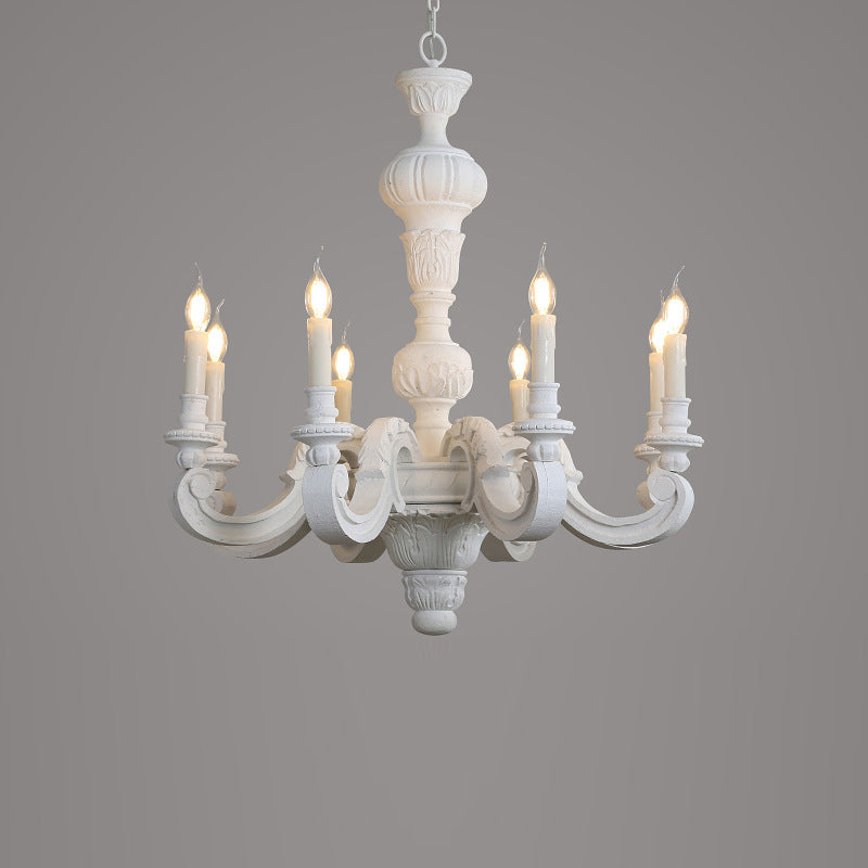 Olrinila Römischer Vintage-Holz-Kronleuchter-Letslighting