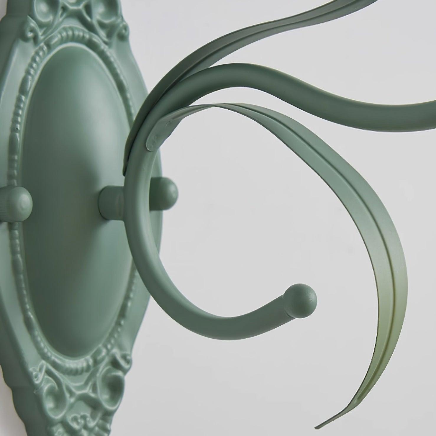 Tyler Vintage Wandleuchte aus Glas mit Blumenmuster-Letslighting