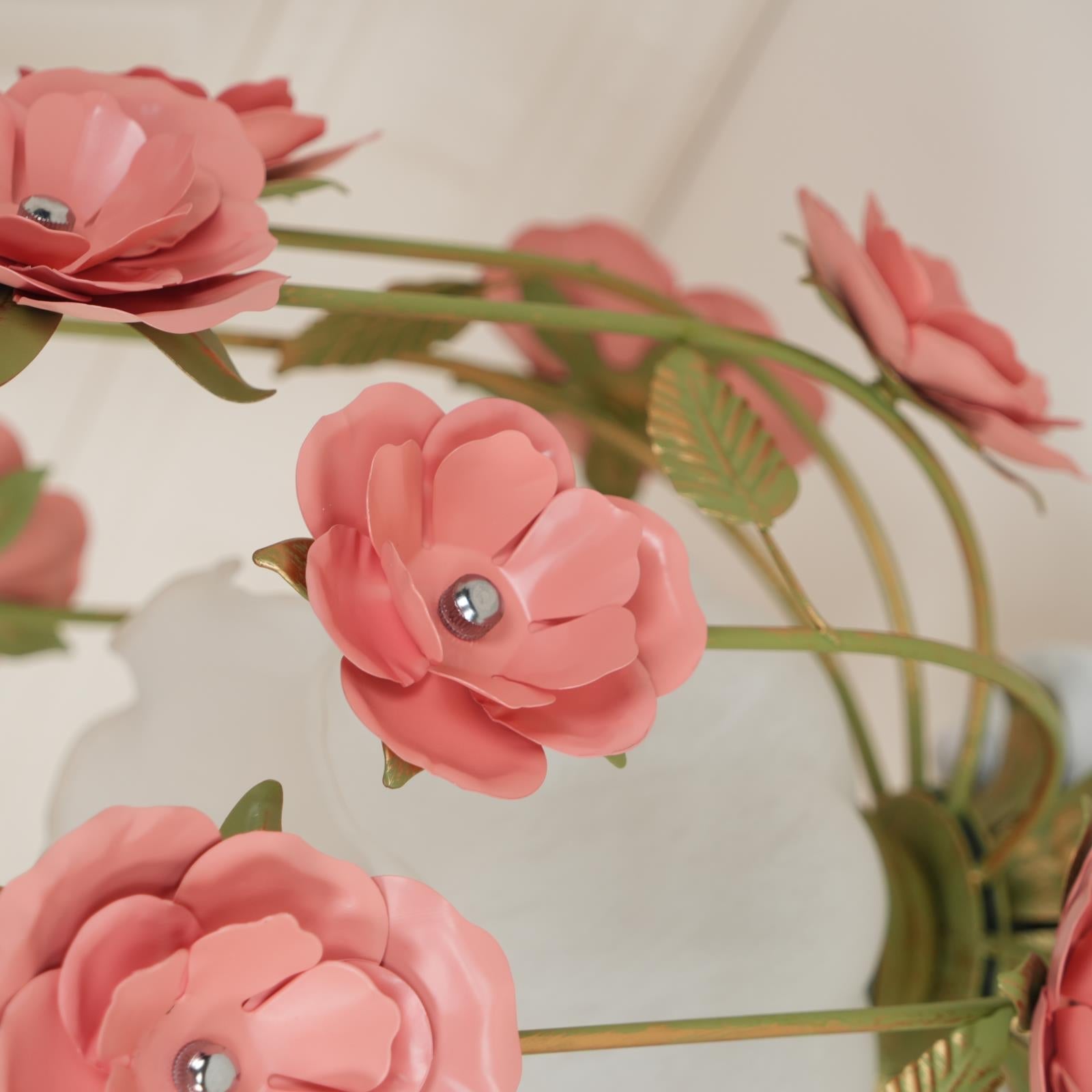 Deckenleuchte Metall Baldachin Blume Blüte Romantisch-Letslighting