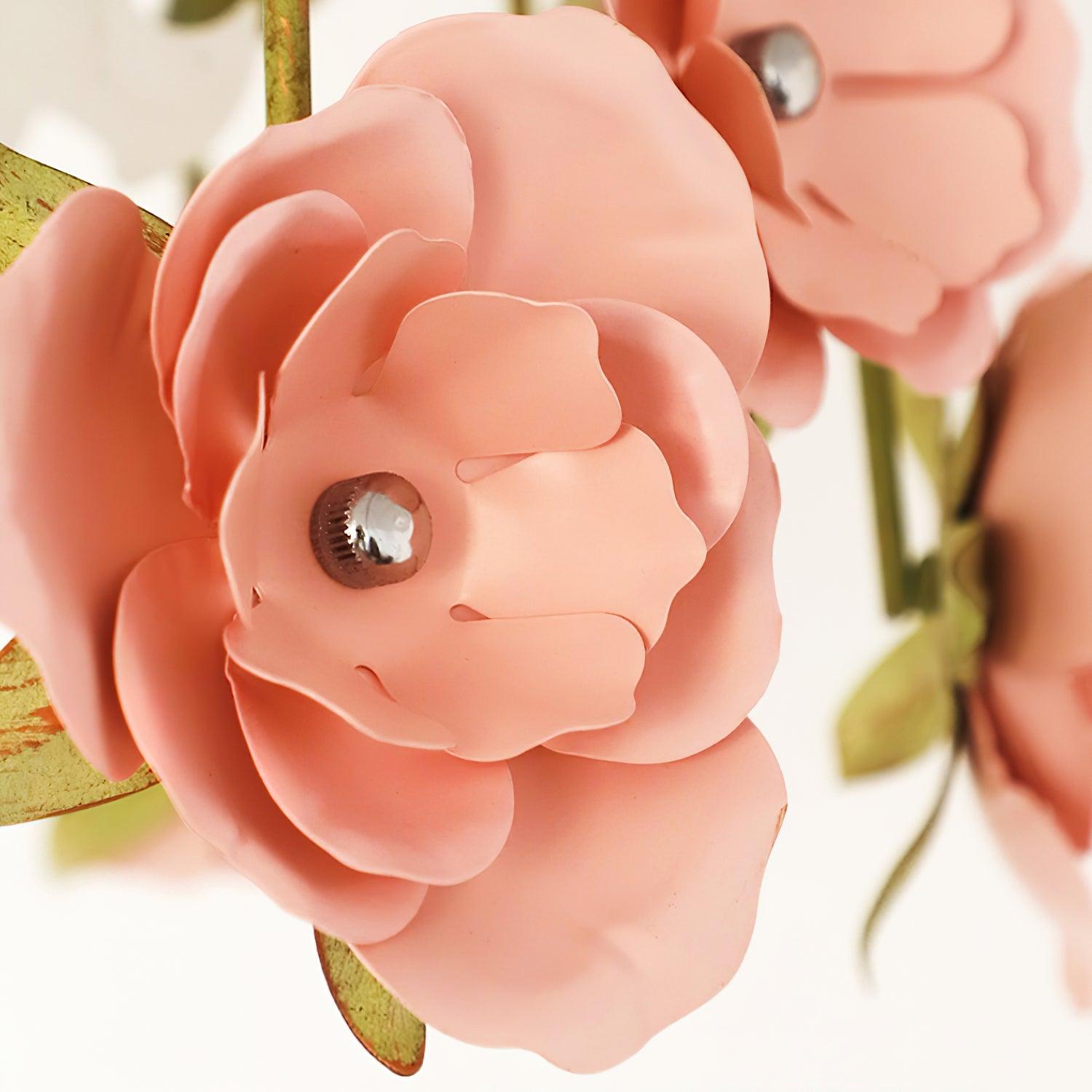 Deckenleuchte Metall Baldachin Blume Blüte Romantisch-Letslighting