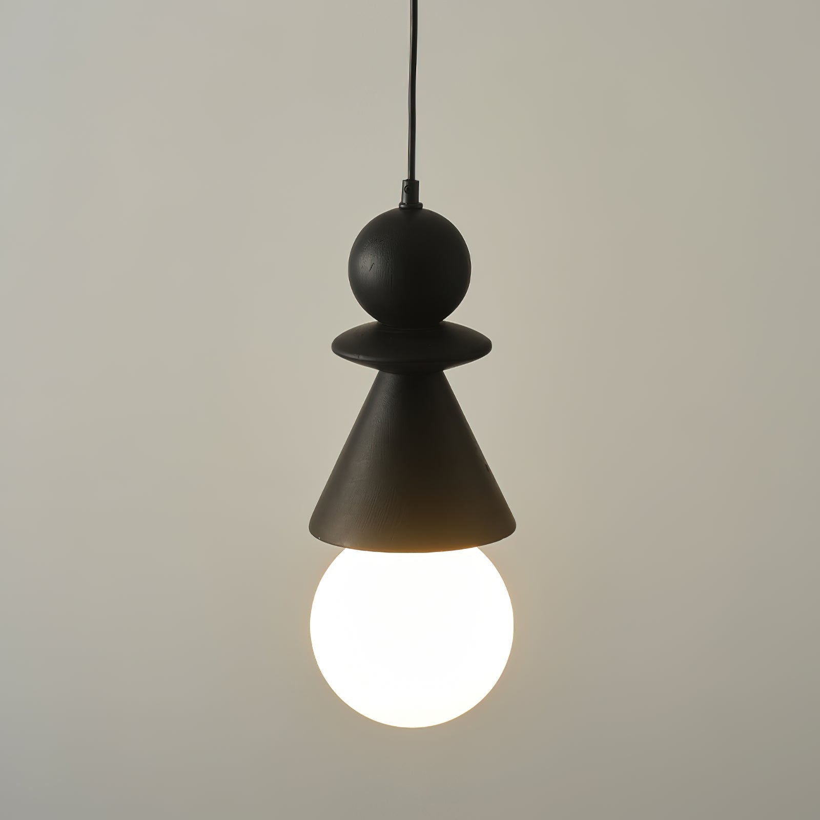 Aphais Rook Wooden Glass Pendant Lamp-Letslighting