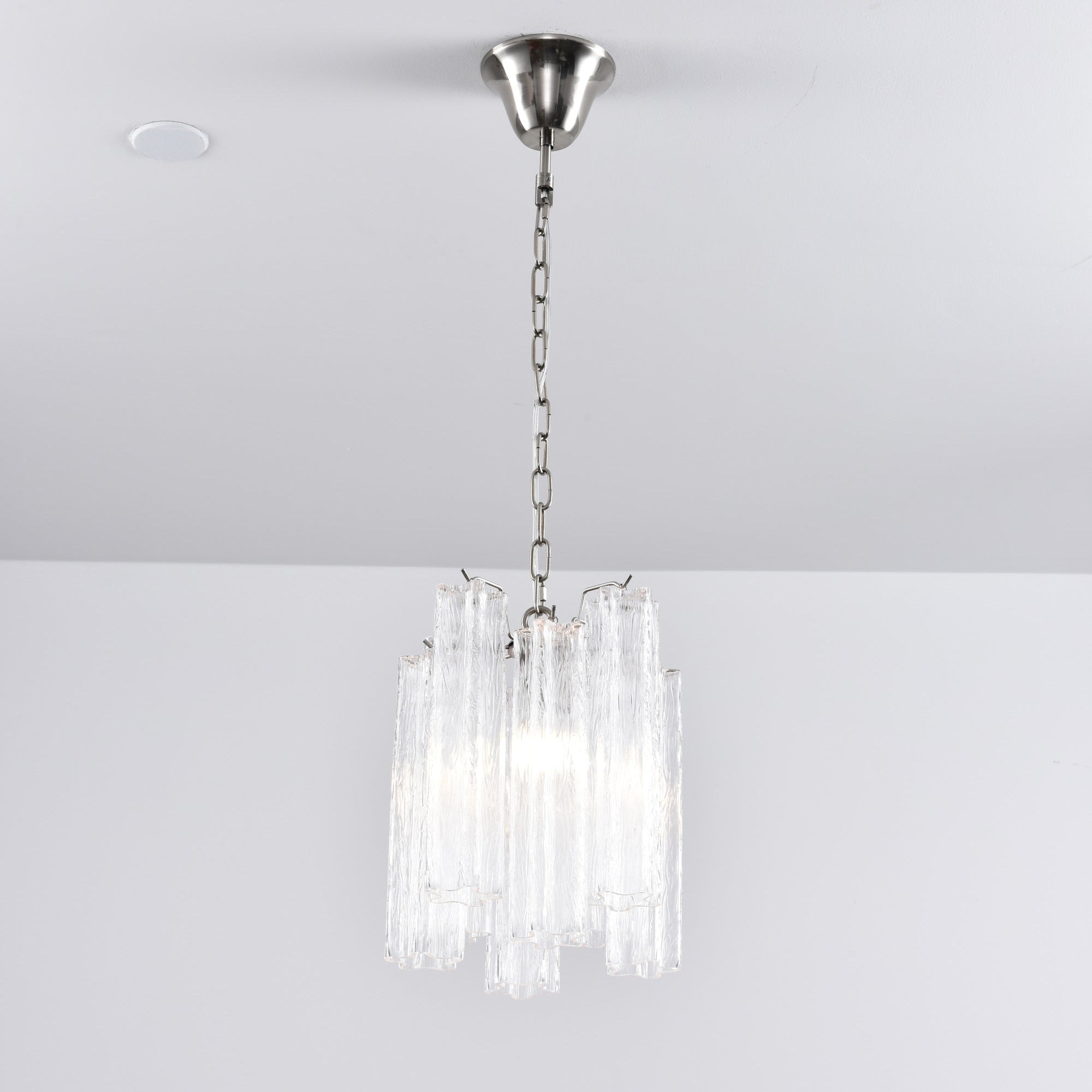 Aurora Chandelier Pink Gradient Murano Glass - Neutralighting