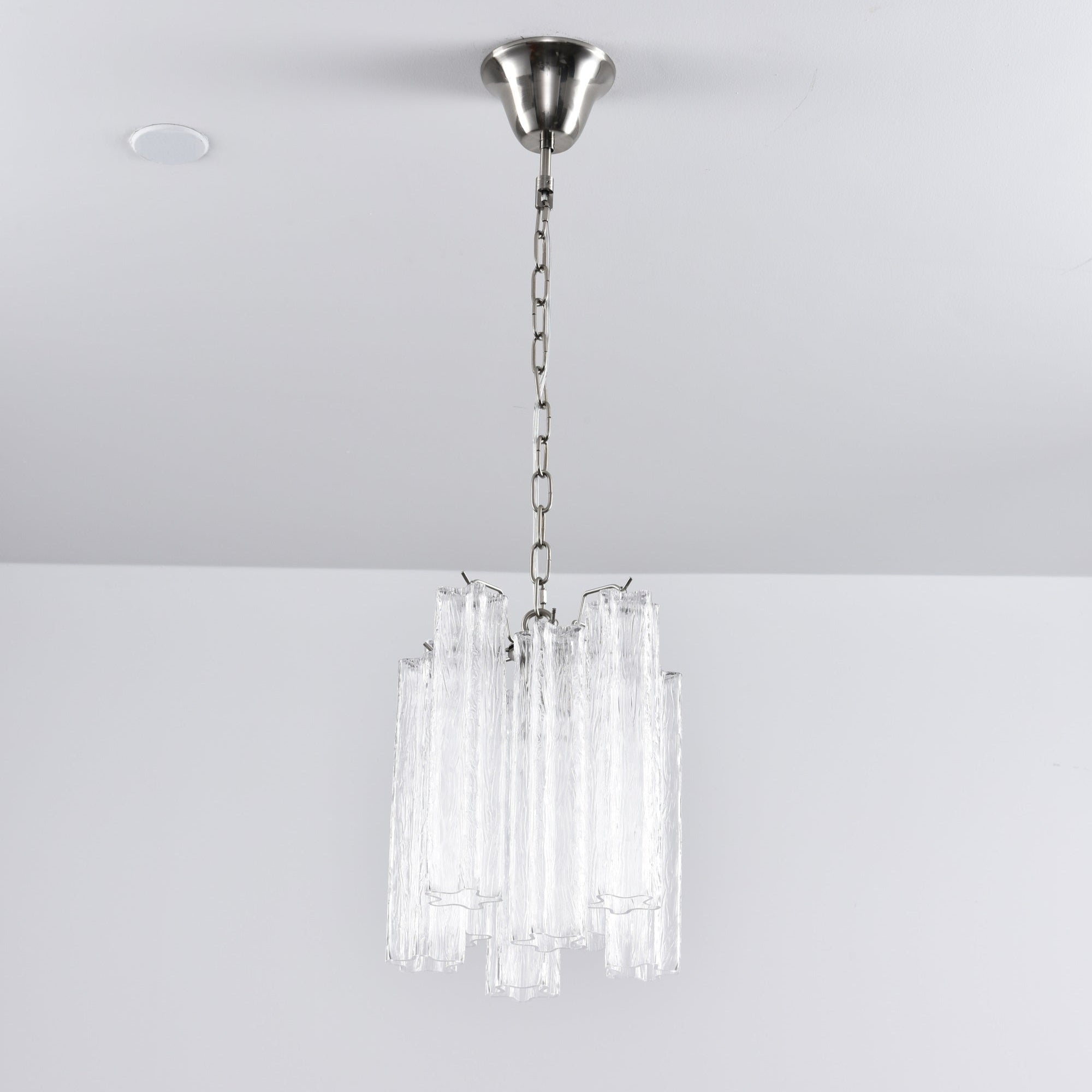 Aurora Chandelier Pink Gradient Murano Glass - Neutralighting