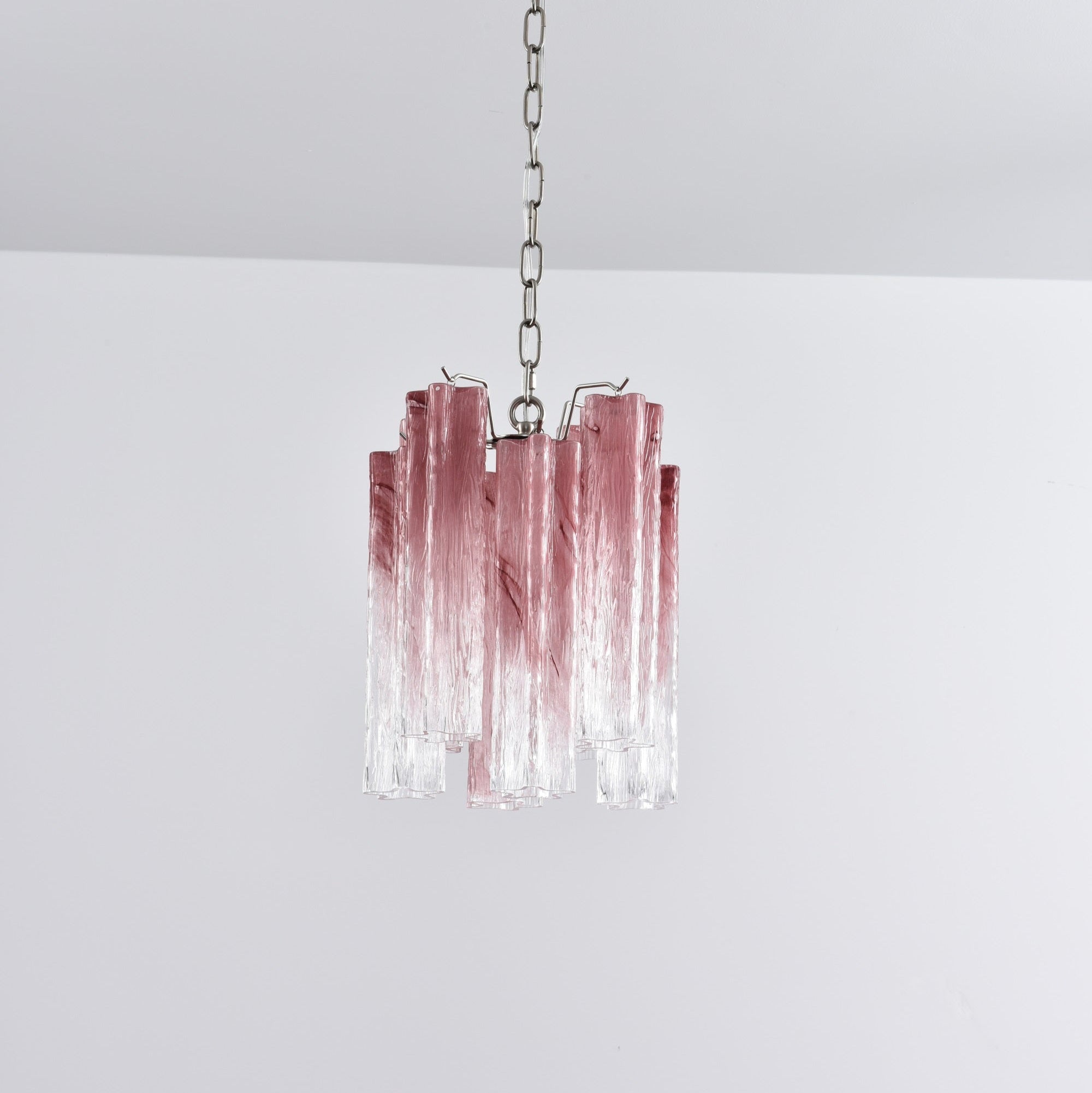 Aurora Chandelier Pink Gradient Murano Glass - Neutralighting