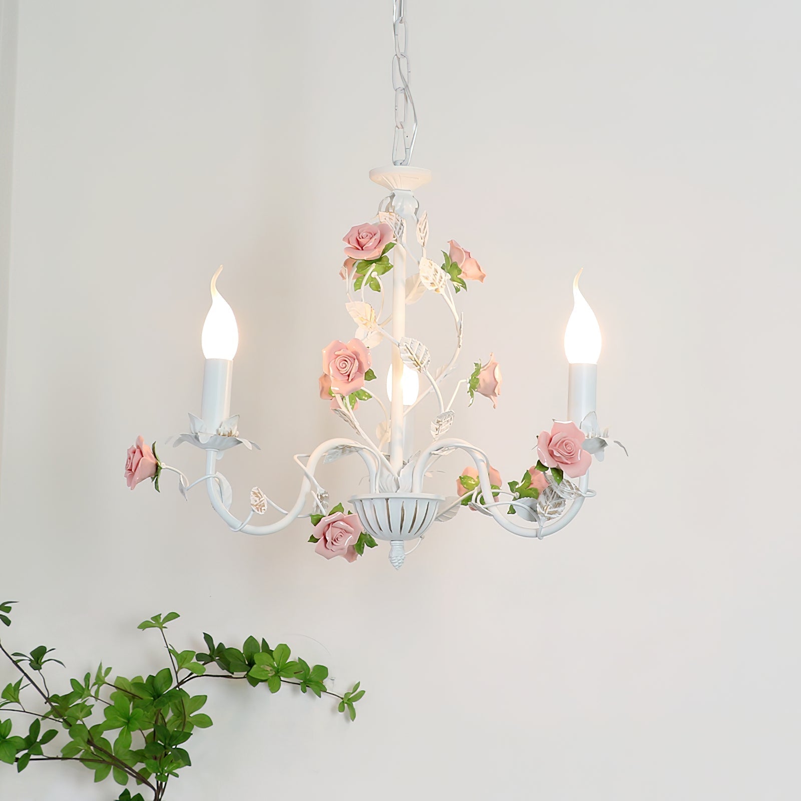 Evelisse Vintage Weiße Kronleuchter-Letslighting
