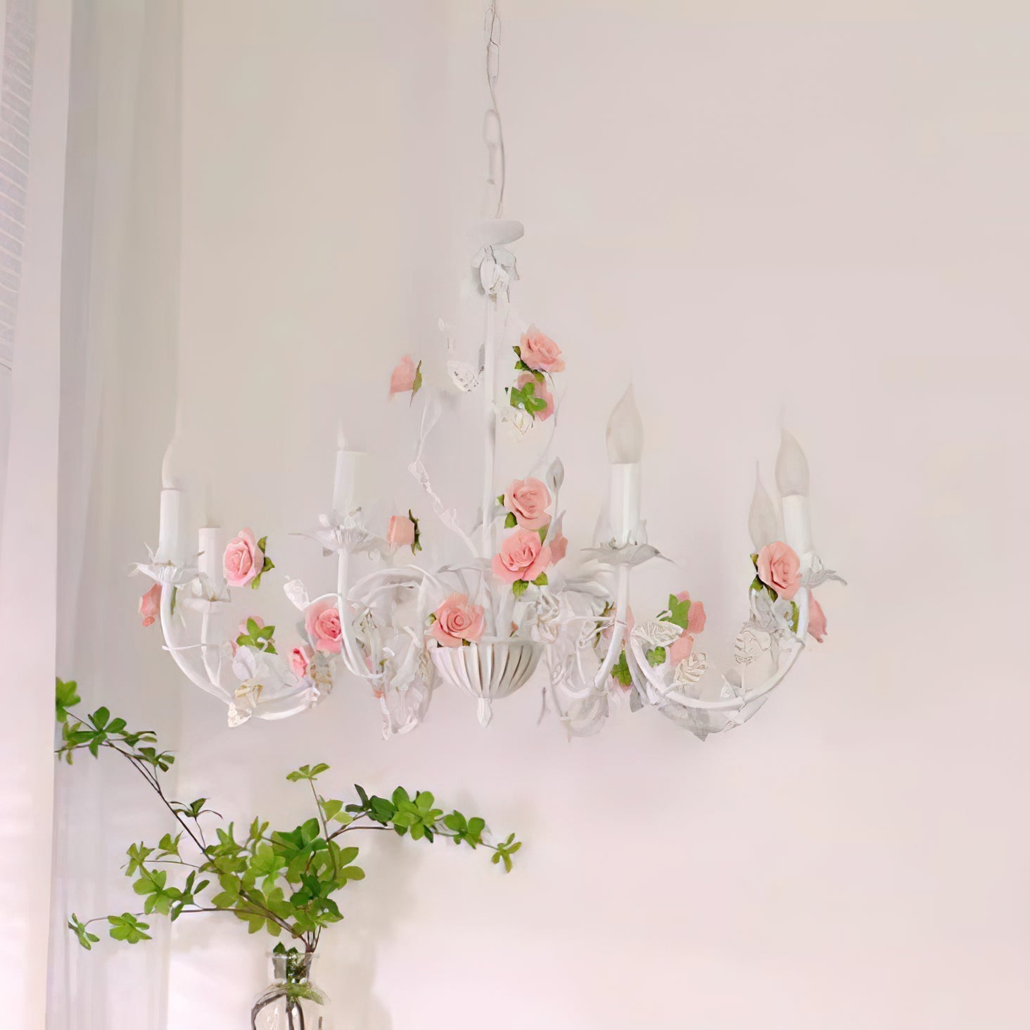 Evelisse Vintage Weiße Kronleuchter-Letslighting