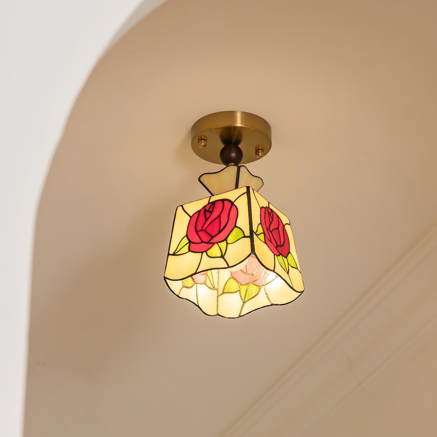 Joviel Tiffany Rose Deckenleuchte-Letslighting