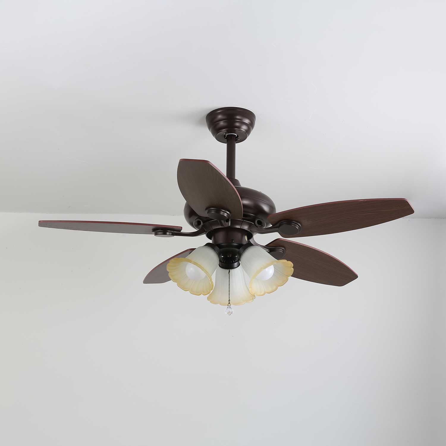 Florence Ventilatorleuchte mit beleuchteten LED-Lampen