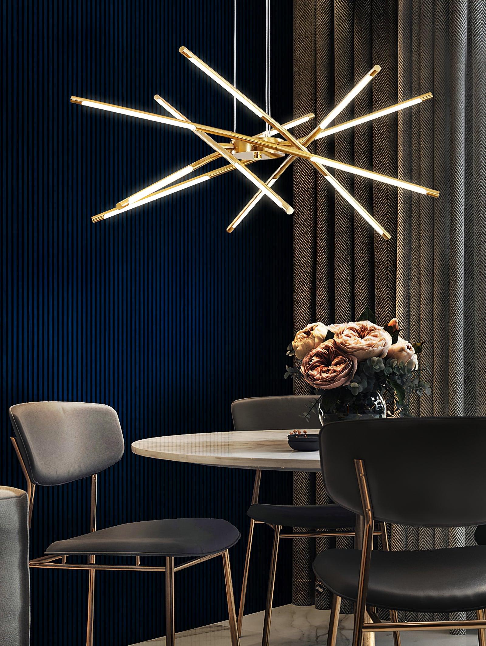 Lustra Drehbarer LED-Kronleuchter im modernen Stil-Letslighting