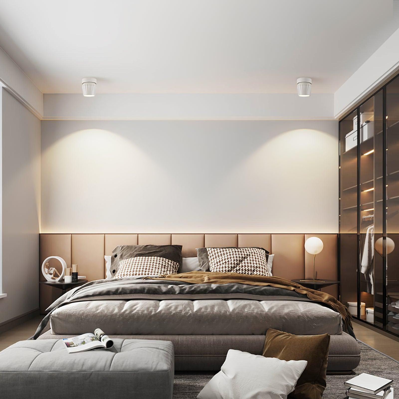 Solara Spotlight Aluminium Gerippt Drehbar Minimalistisch-Letslighting