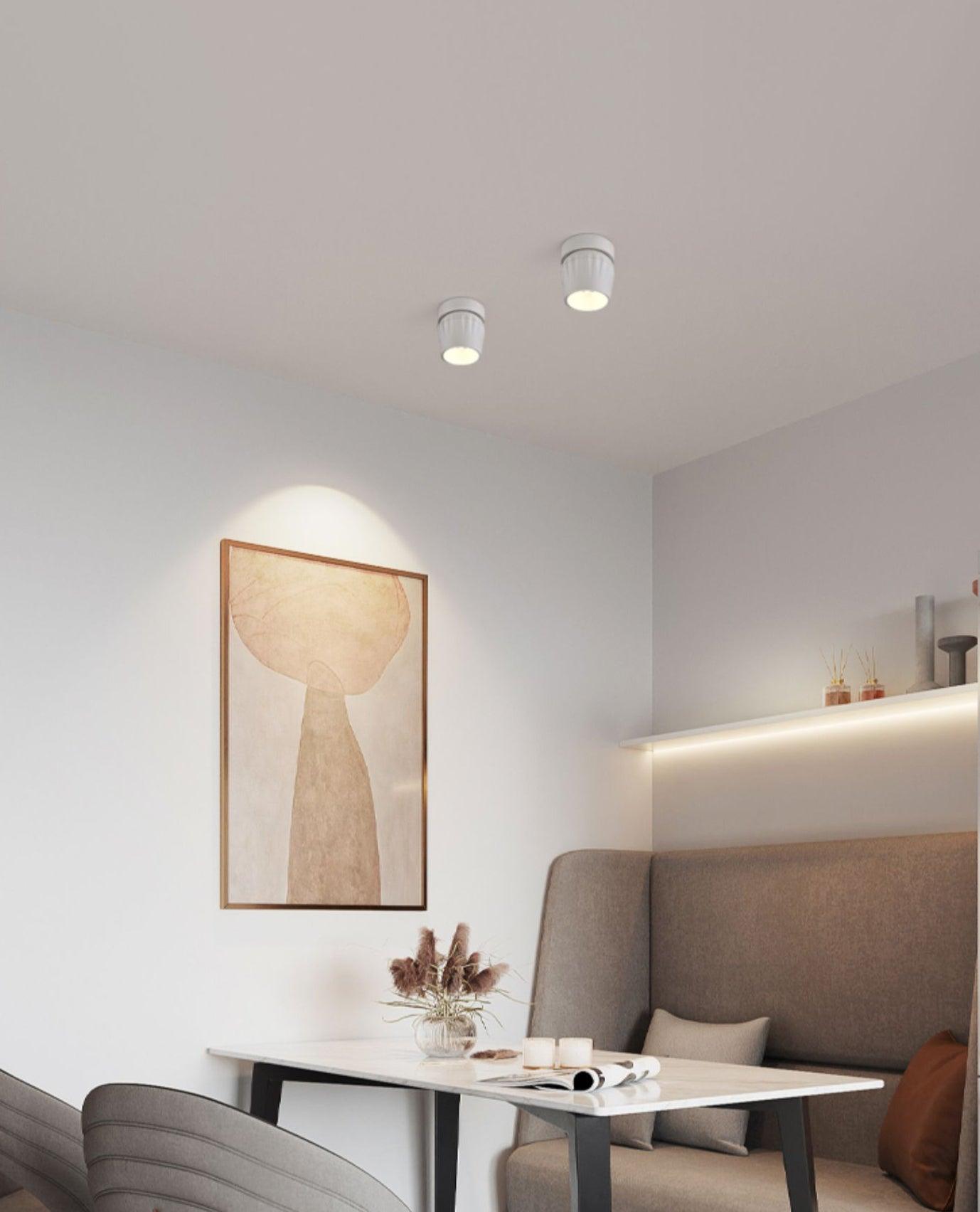 Solara Spotlight Aluminium Gerippt Drehbar Minimalistisch-Letslighting