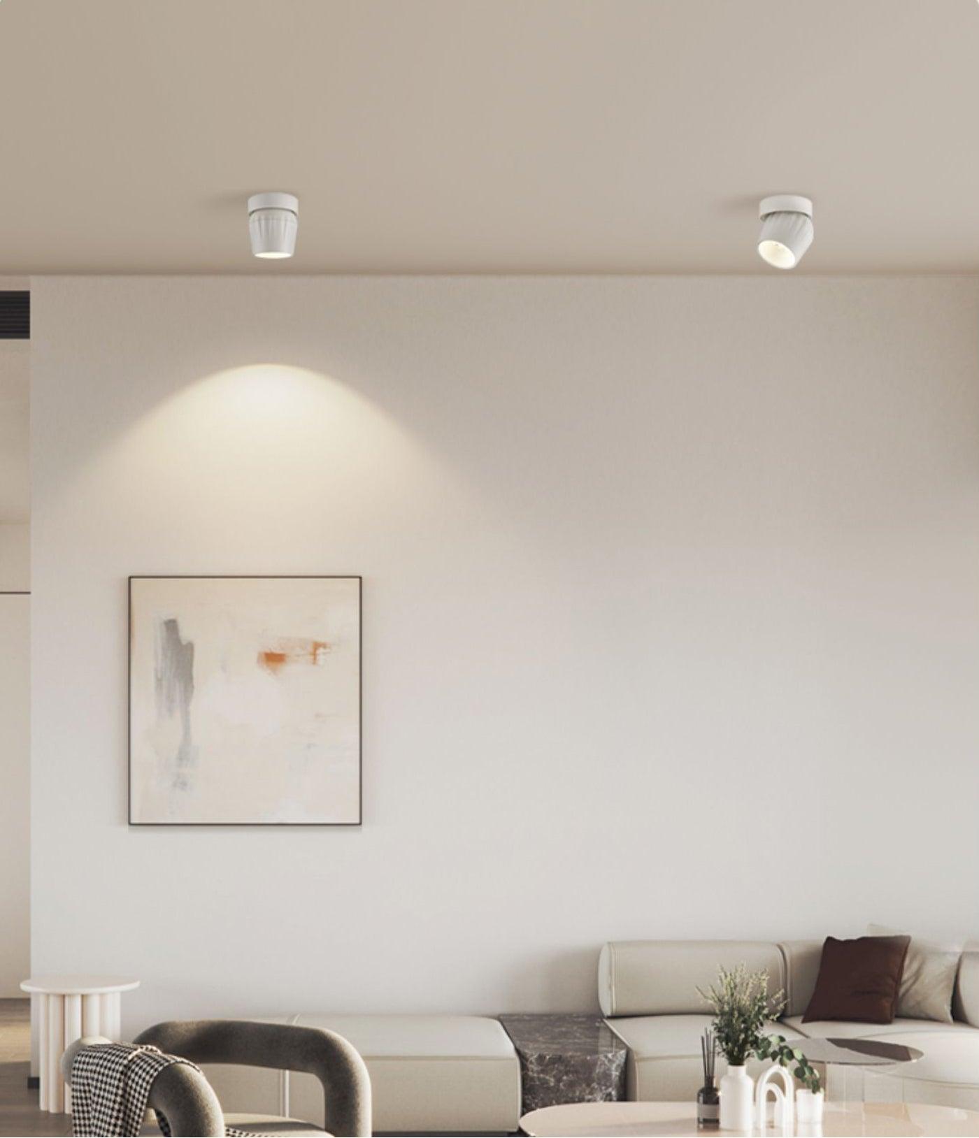Solara Spotlight Aluminium Gerippt Drehbar Minimalistisch-Letslighting