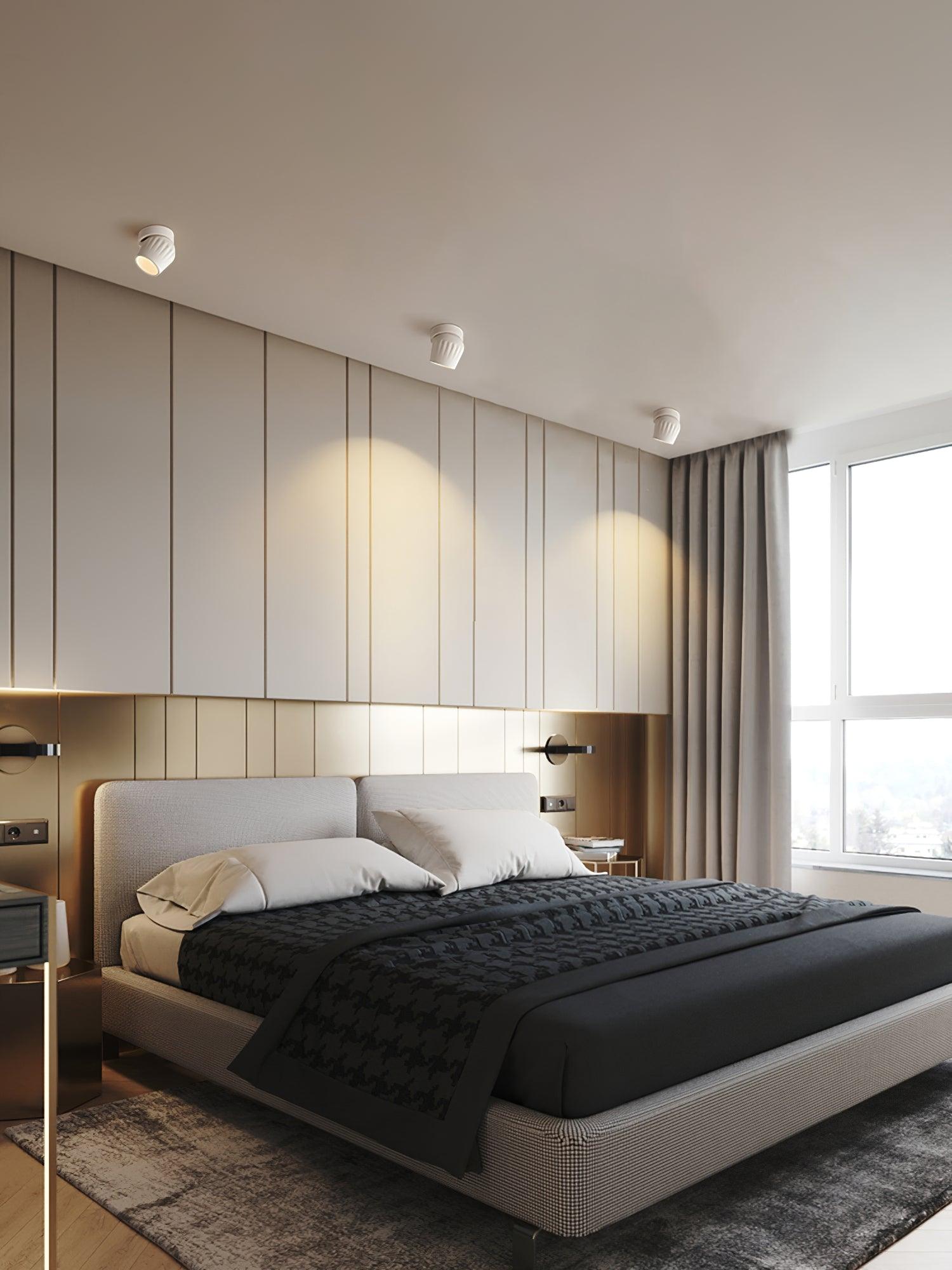 Solara Spotlight Aluminium Gerippt Drehbar Minimalistisch-Letslighting