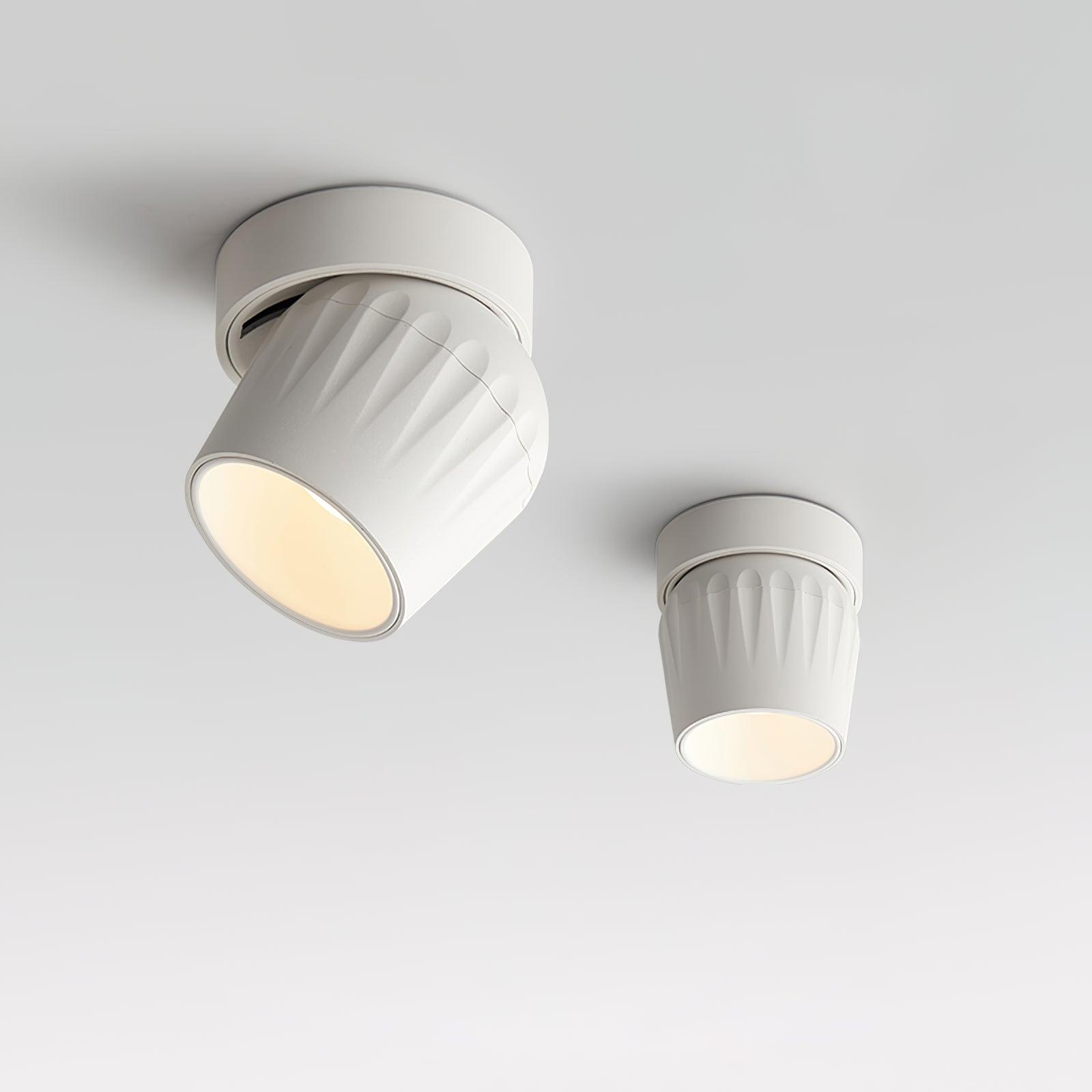 Solara Spotlight Aluminium Gerippt Drehbar Minimalistisch-Letslighting