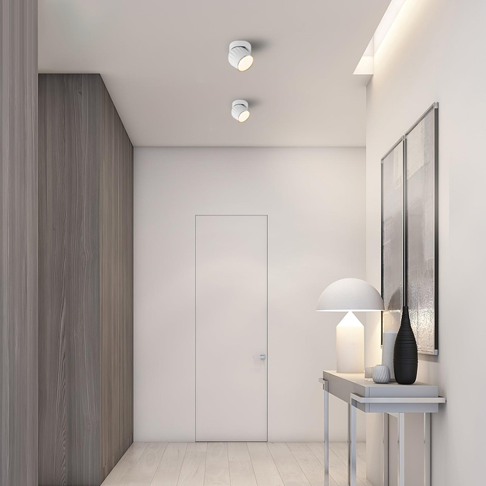 Solara Spotlight Aluminium Gerippt Drehbar Minimalistisch-Letslighting