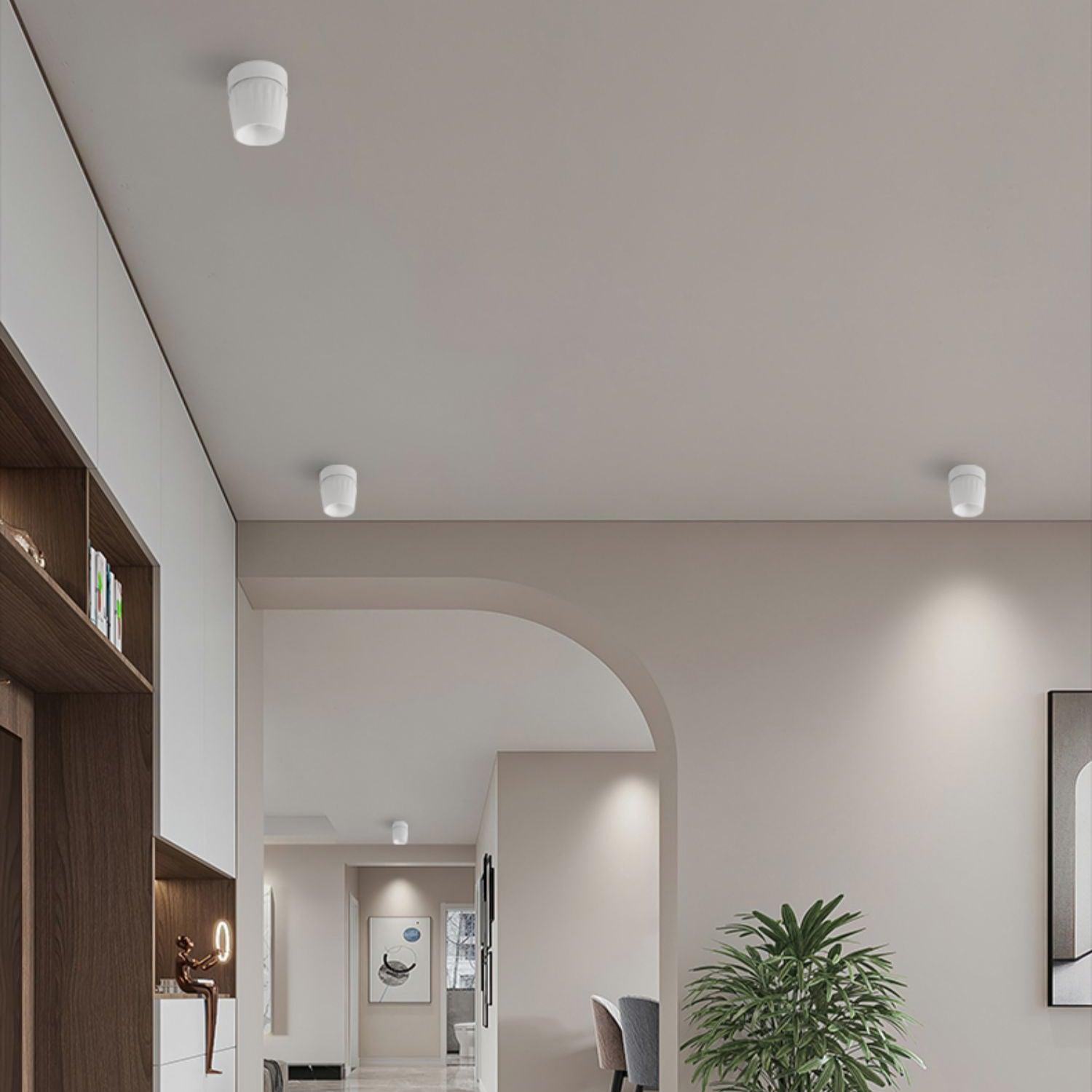 Solara Spotlight Aluminium Gerippt Drehbar Minimalistisch-Letslighting