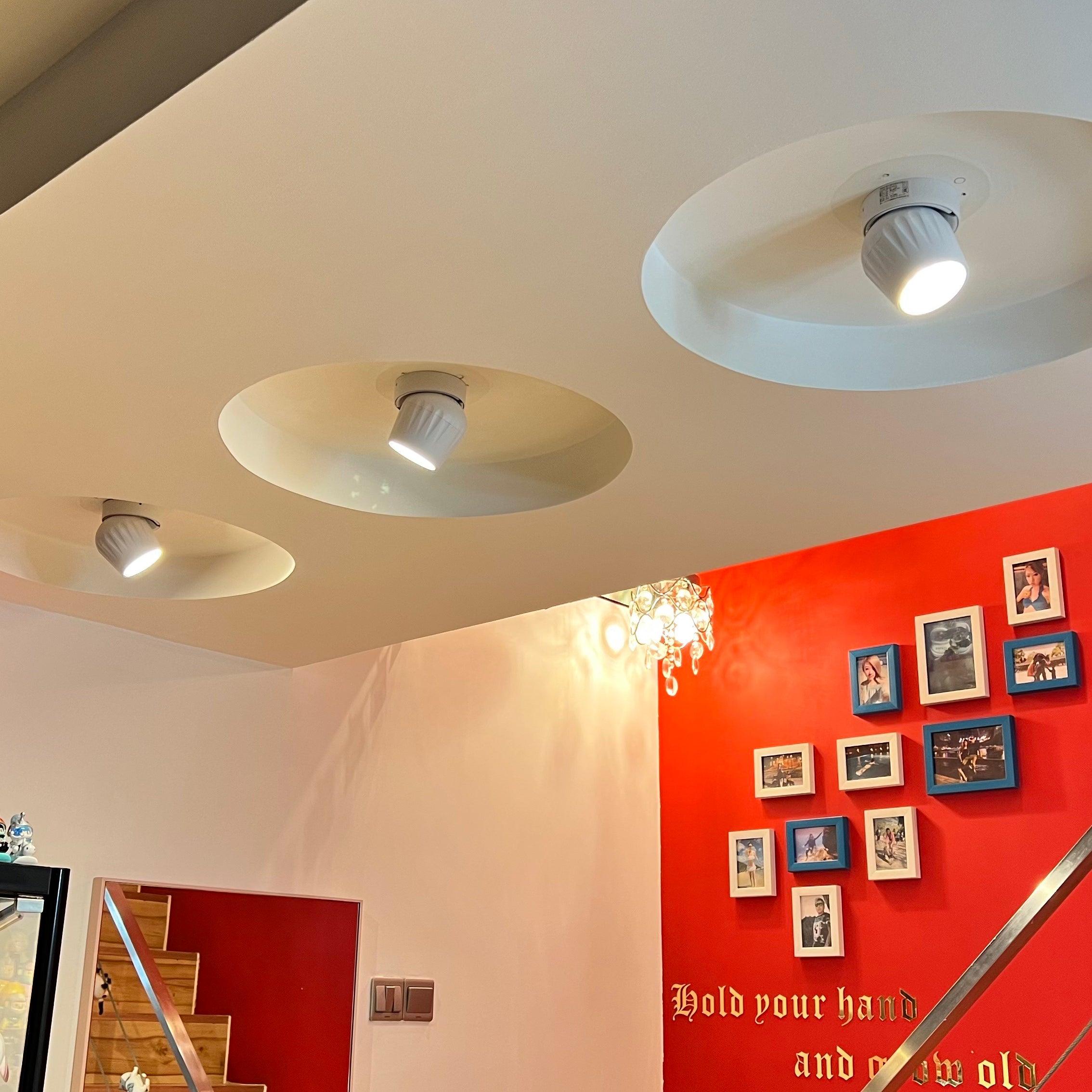 Solara Spotlight Aluminium Gerippt Drehbar Minimalistisch-Letslighting