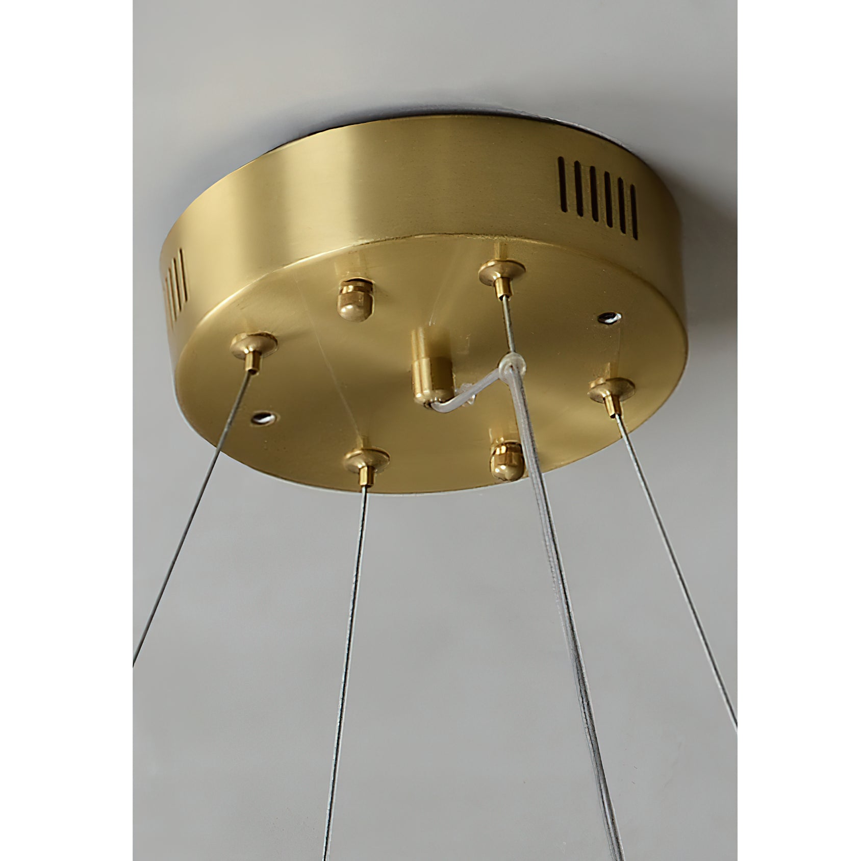 Etalarae Modern Minimalist Rote LED Alabaster Chandelier - Letslighting