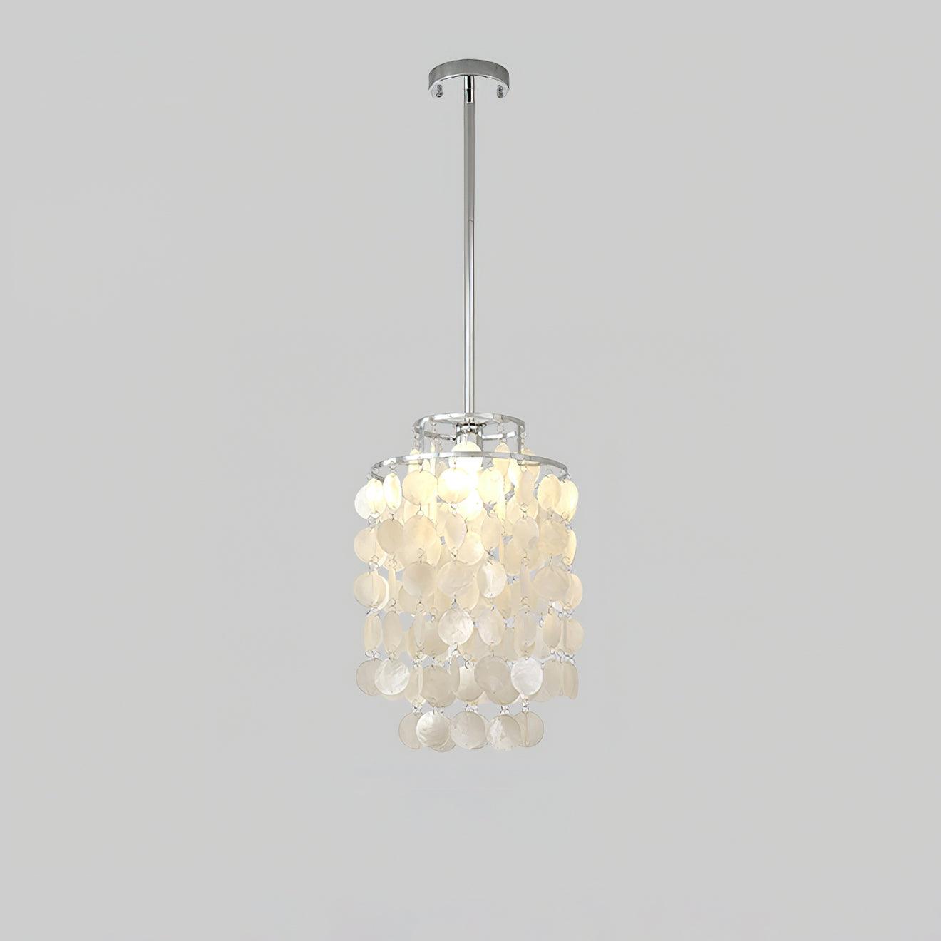 Lustra Pendelleuchte Runde Muschel Chrom-Letslighting