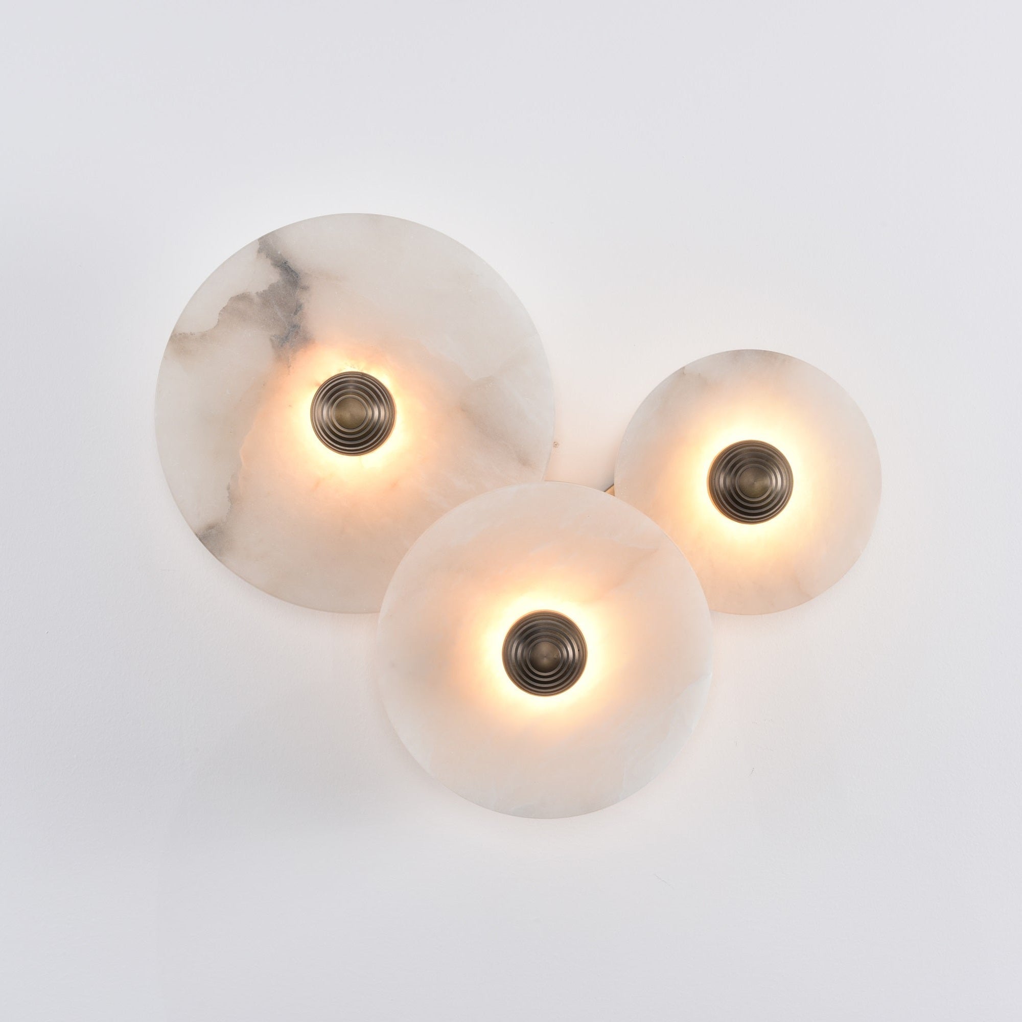 Selene Minimalist Alabaster Ceiling Light - Blowlighting