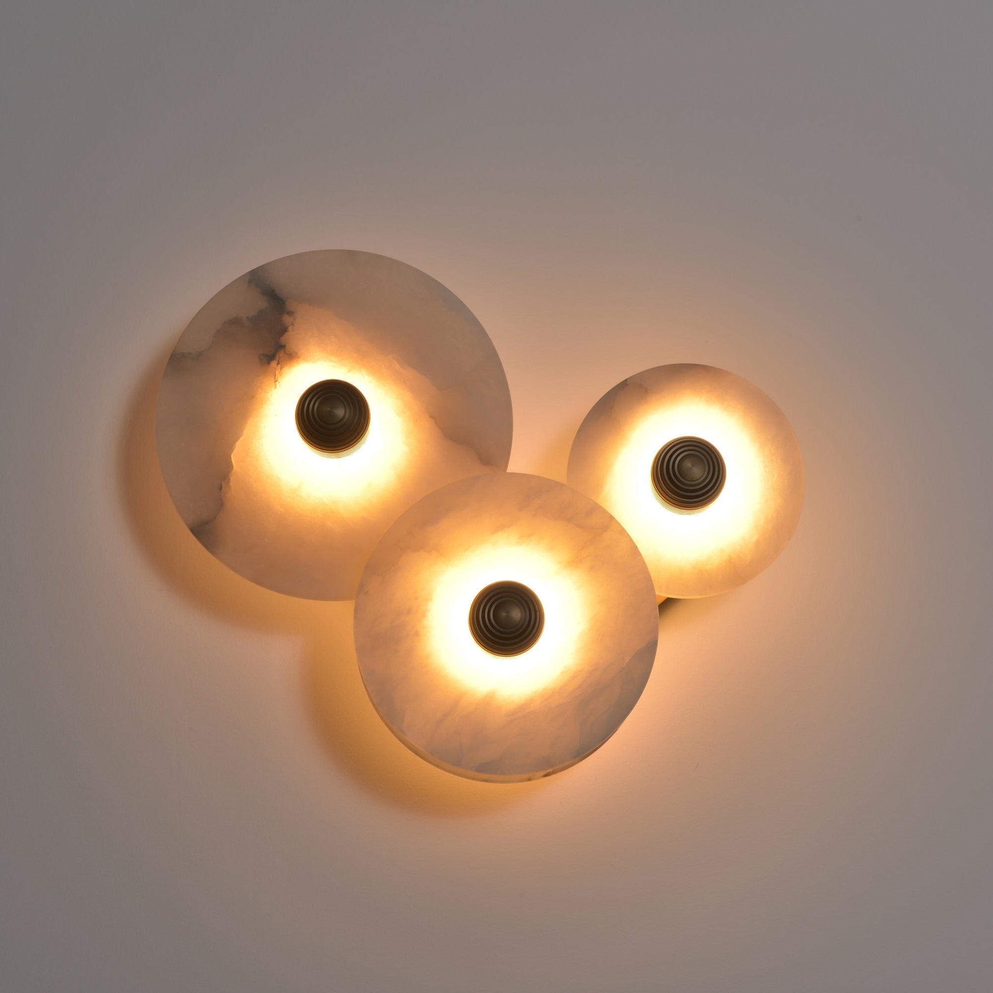 Selene Minimalist Alabaster Ceiling Light - Blowlighting