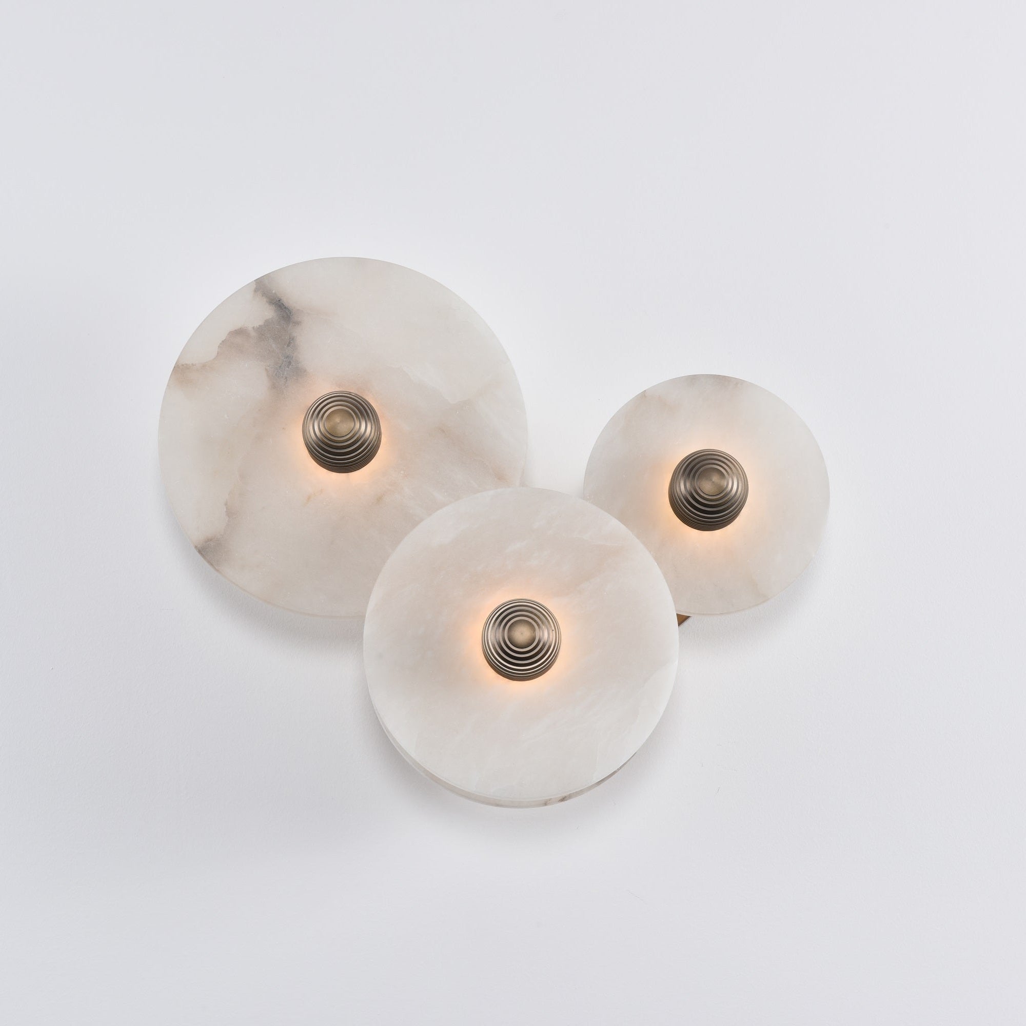 Selene Minimalist Alabaster Ceiling Light - Blowlighting
