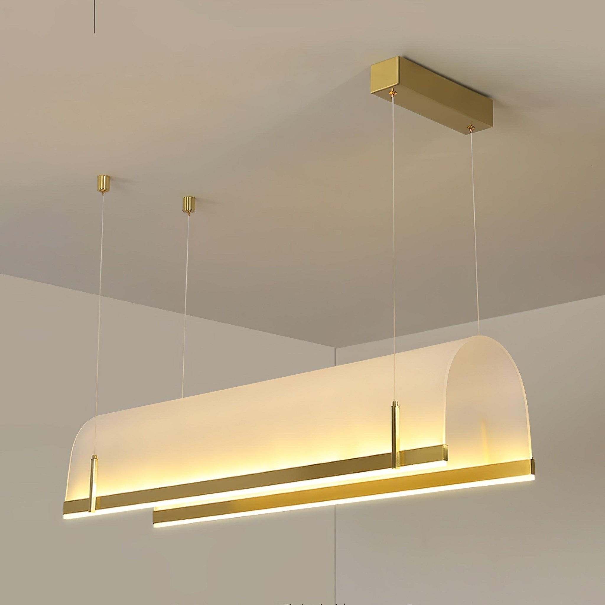 Cevinen Lineare Goldene Pendelleuchte-Letslighting
