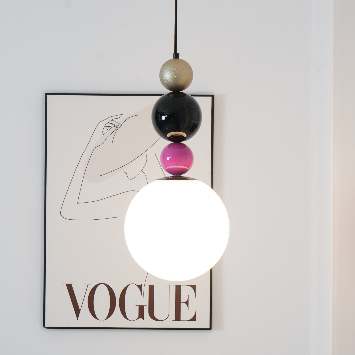 Eshaisra Nordic Art Stapelbare Glas-Pendelleuchte-Letslighting