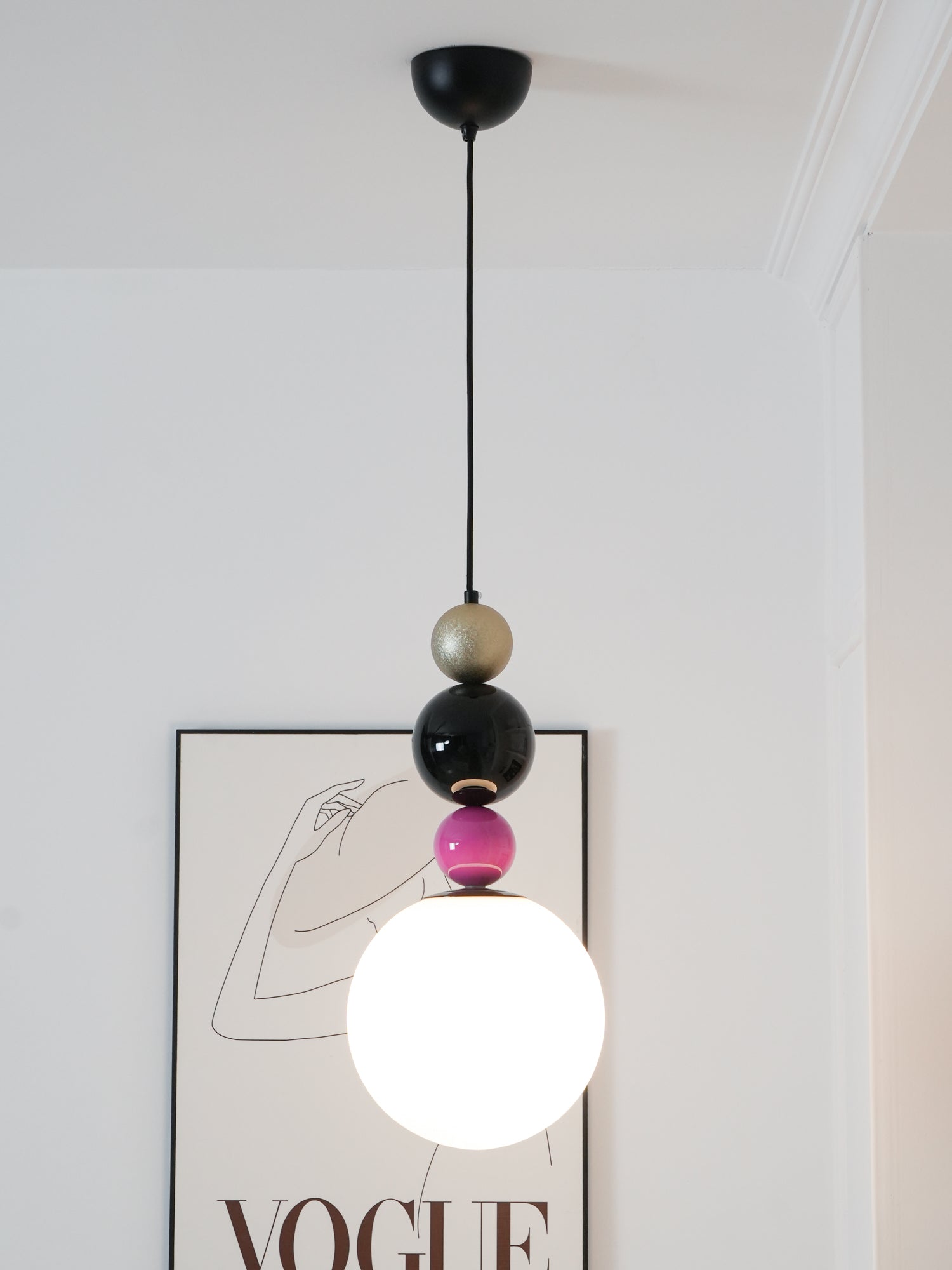 Eshaisra Nordic Art Stapelbare Glas-Pendelleuchte-Letslighting