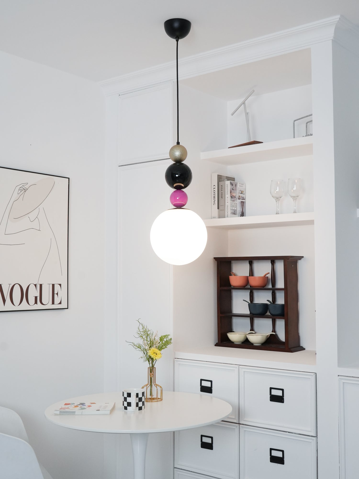 Eshaisra Nordic Art Stapelbare Glas-Pendelleuchte-Letslighting