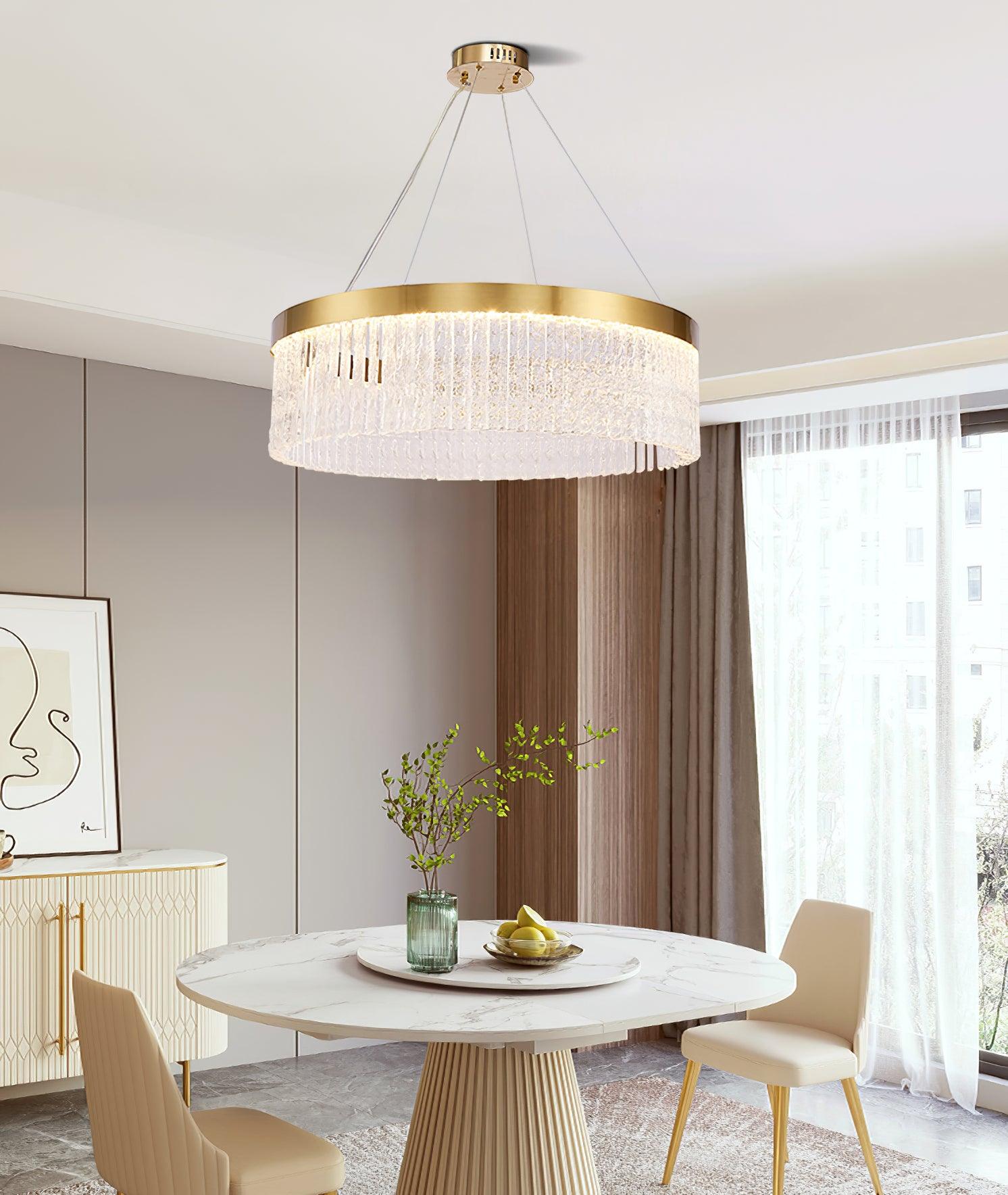 Lustra Kronleuchter Rund Halo Kristall-Letslighting