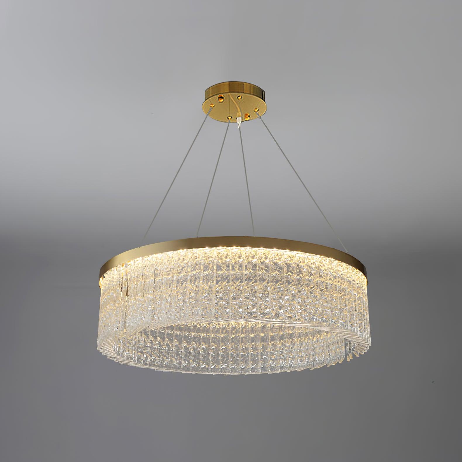 Lustra Kronleuchter Rund Halo Kristall-Letslighting