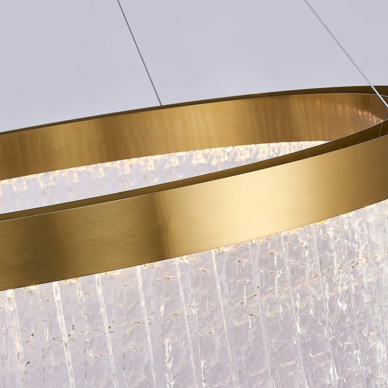 Lustra Kronleuchter Rund Halo Kristall-Letslighting