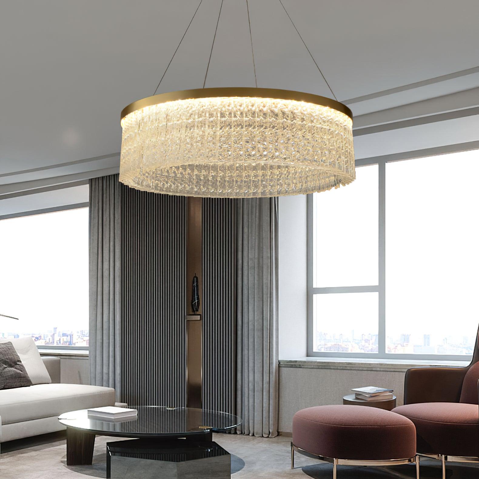Lustra Kronleuchter Rund Halo Kristall-Letslighting