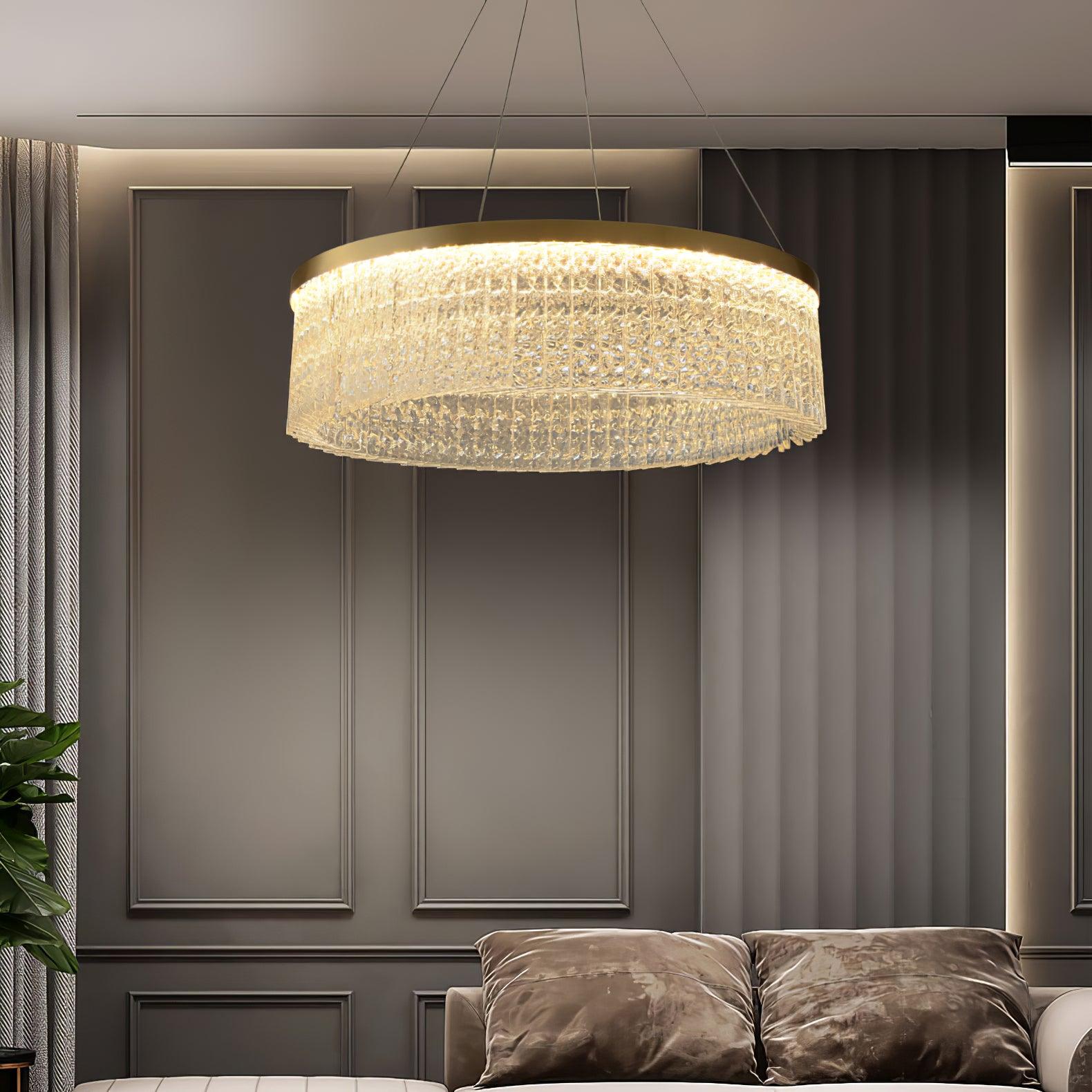 Lustra Kronleuchter Rund Halo Kristall-Letslighting