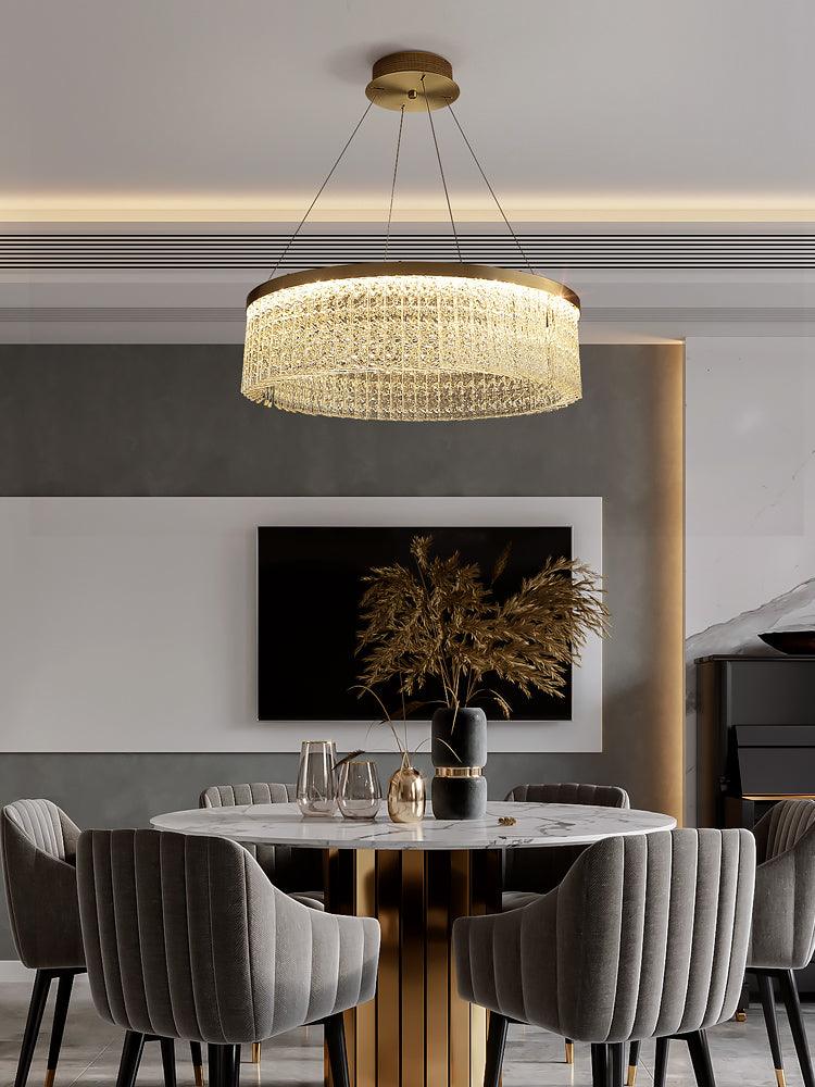 Lustra Kronleuchter Rund Halo Kristall-Letslighting