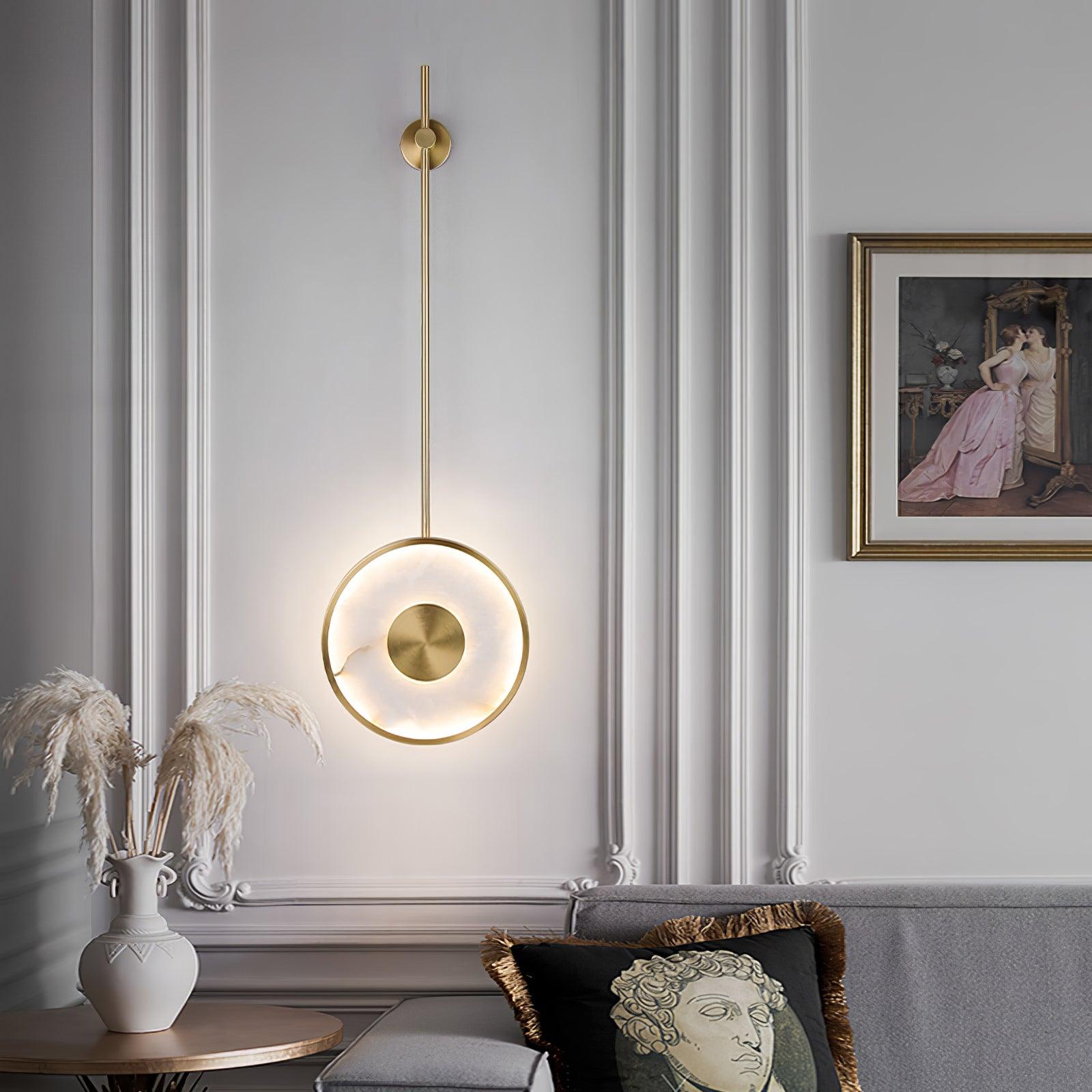 Vevelila Minimalist Alabaster Pendant Light - Neutralighting